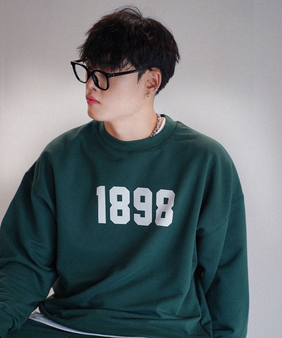 더마일(THEMILE) 1898 GARMENTS SWEAT MTM [GREEN]