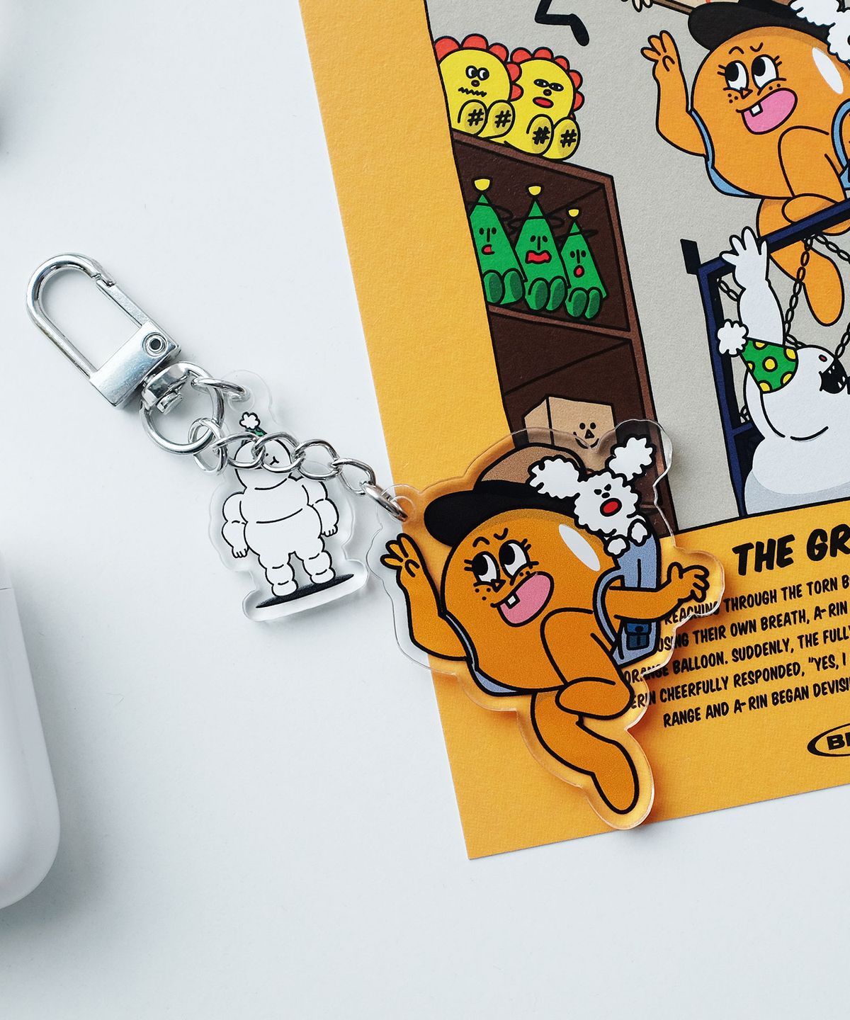 벌룬프렌즈(BALLOON FRIENDS) 아크릴 키링 - 더 그레잇 이스케이프