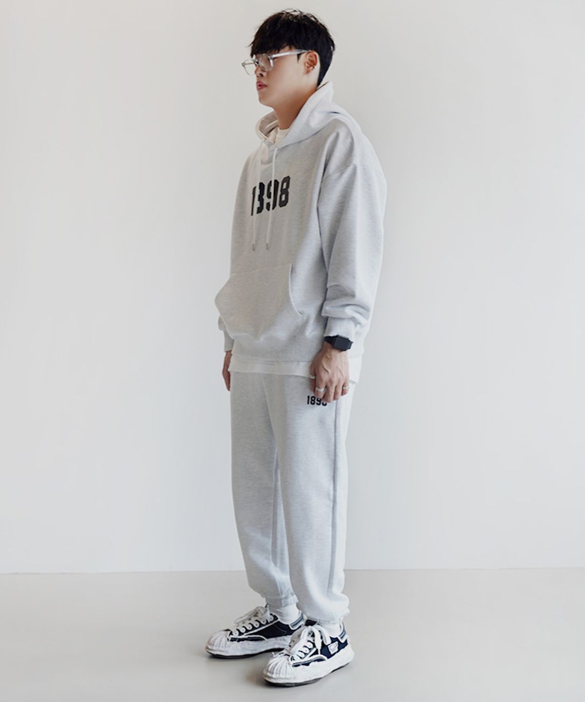 더마일(THEMILE) 1898 GARMENTS SWEAT HOODIE [OATMEAL]