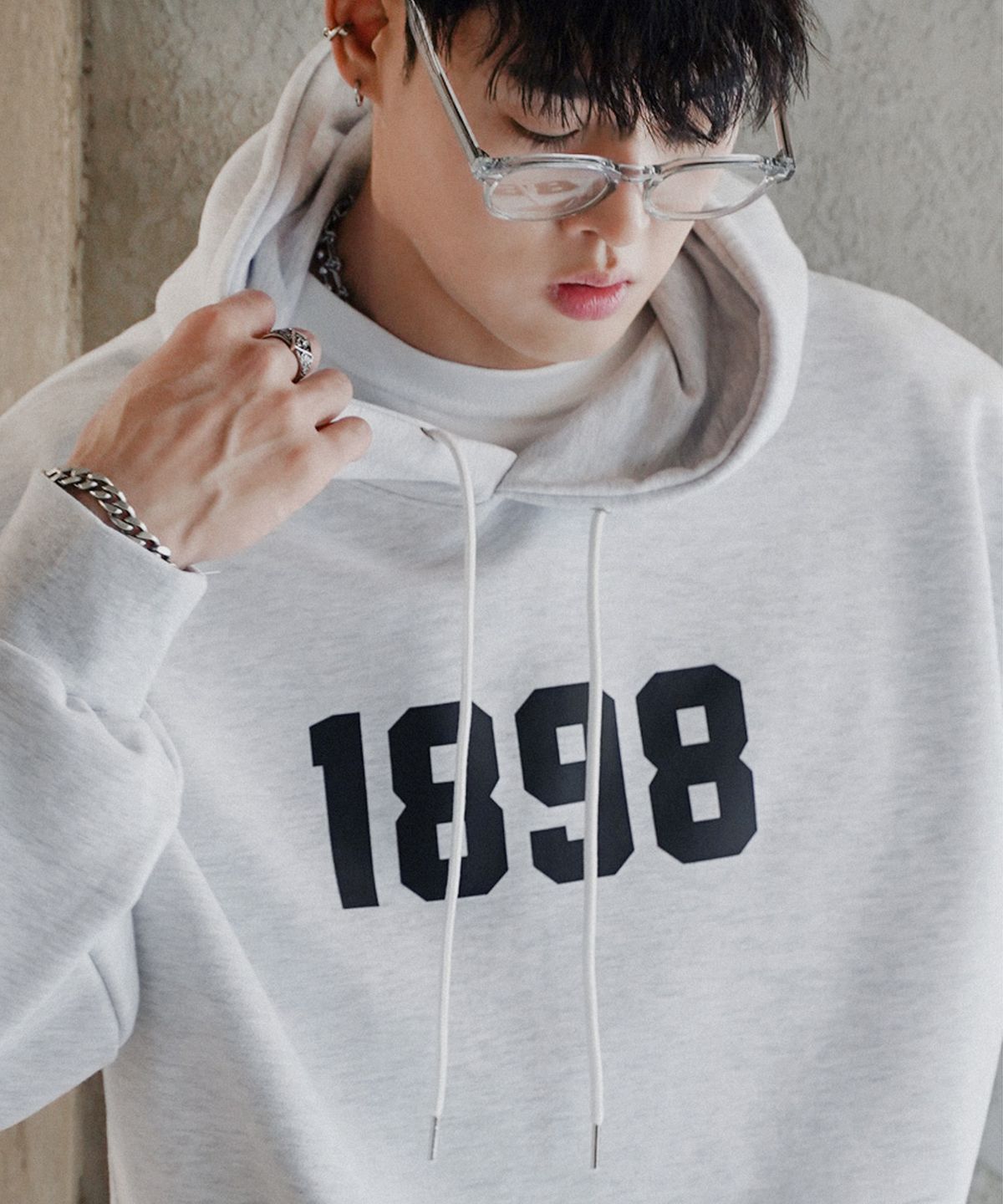 더마일(THEMILE) 1898 GARMENTS SWEAT HOODIE [OATMEAL]