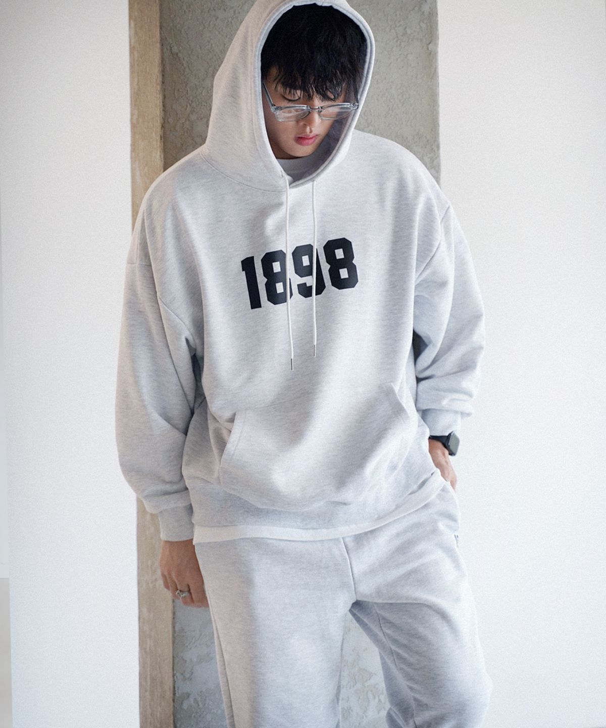 더마일(THEMILE) 1898 GARMENTS SWEAT PANTS[OATMEAL]