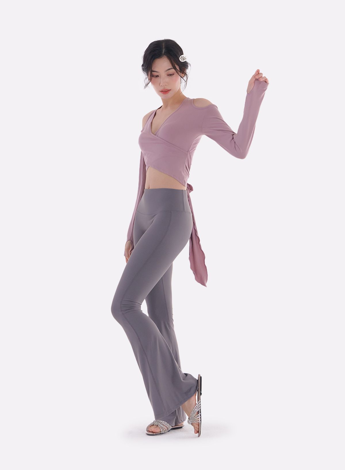 레르(LER) 백 스트랩 커버랩 로지브라운 L23OT02RS/BR