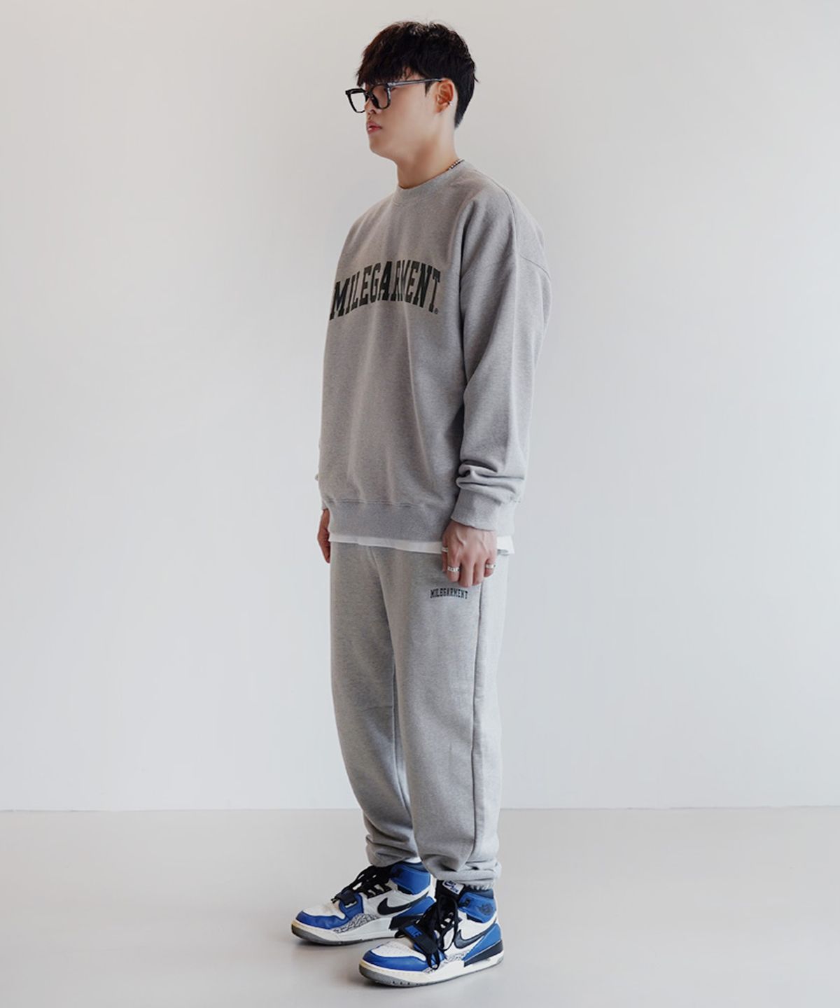 더마일(THEMILE) MILE GARMENTS  SWEAT MTM [GREY]