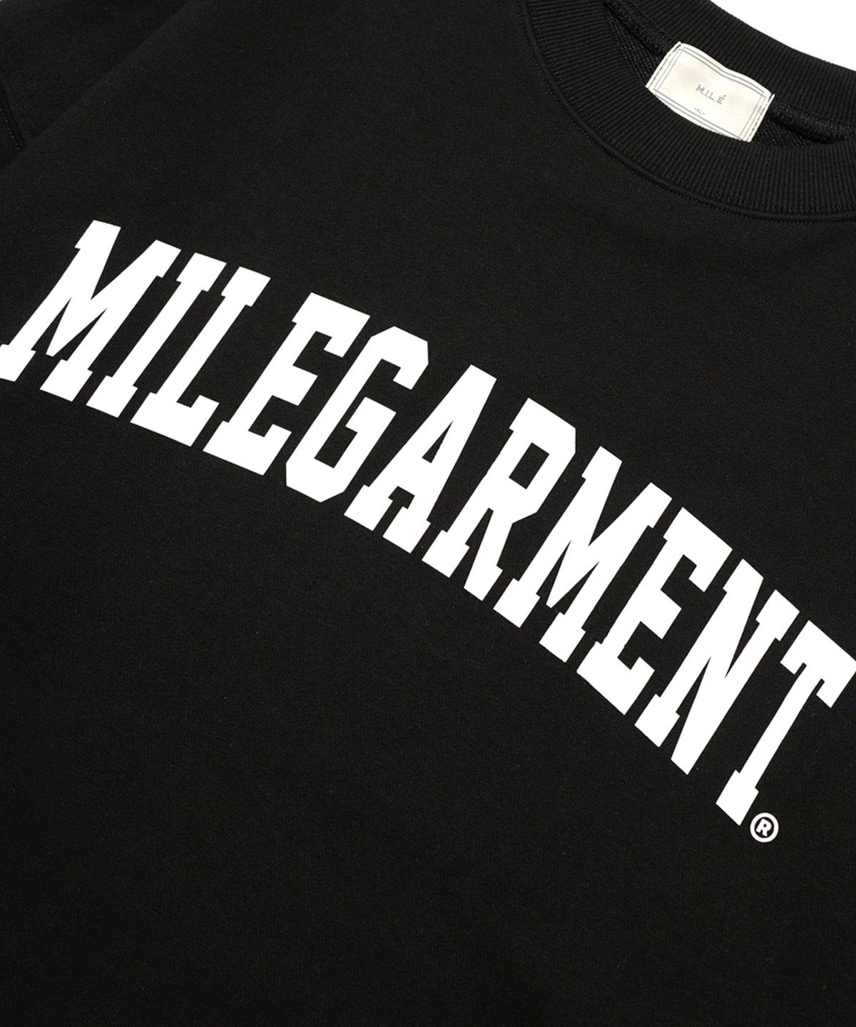 더마일(THEMILE) MILE GARMENTS  SWEAT MTM [BLACK]