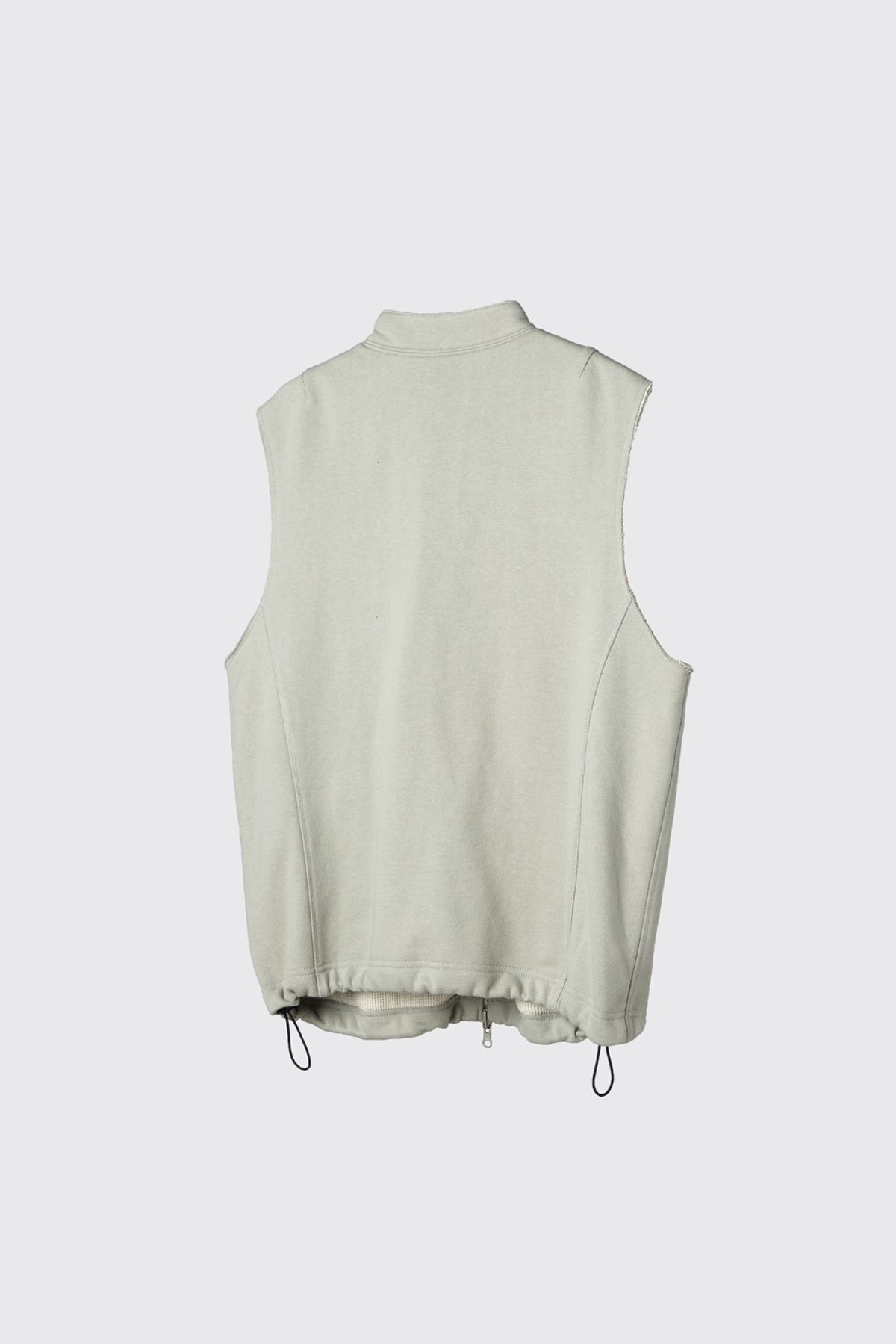 해칭룸(HATCHINGROOM) Reversible Jersey Vest Olive Grey