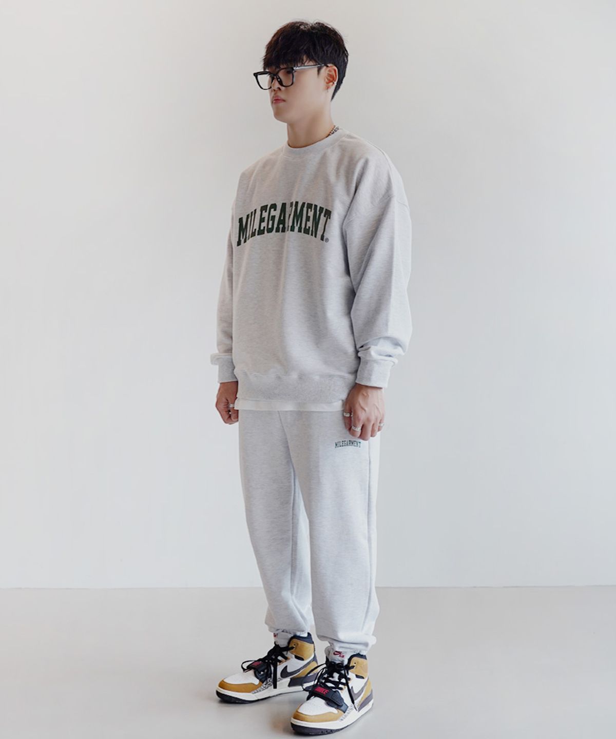 더마일(THEMILE) MILE GARMENTS  SWEAT MTM [OATMEAL]