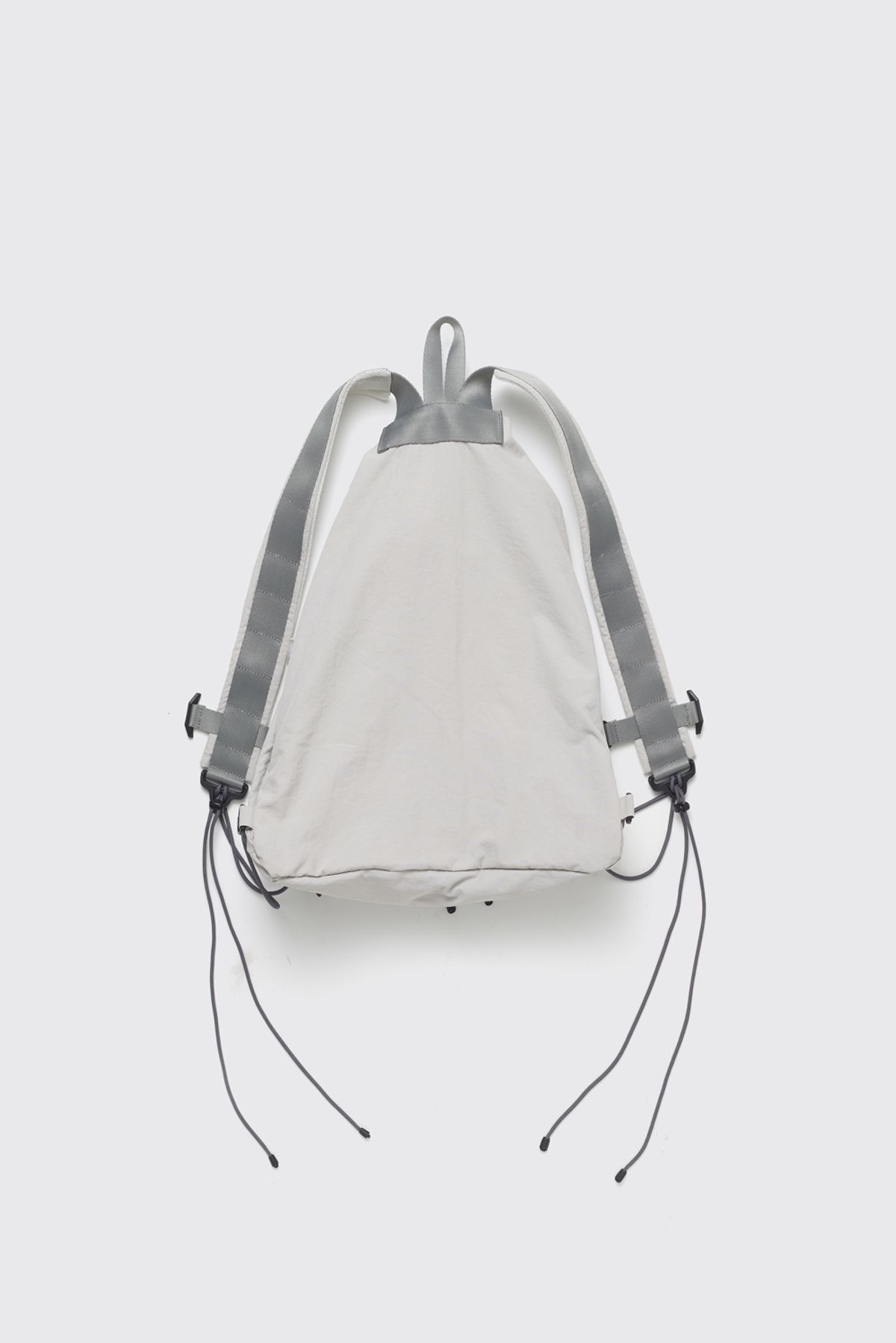 해칭룸(HATCHINGROOM) String Backpack Nylon Light Grey