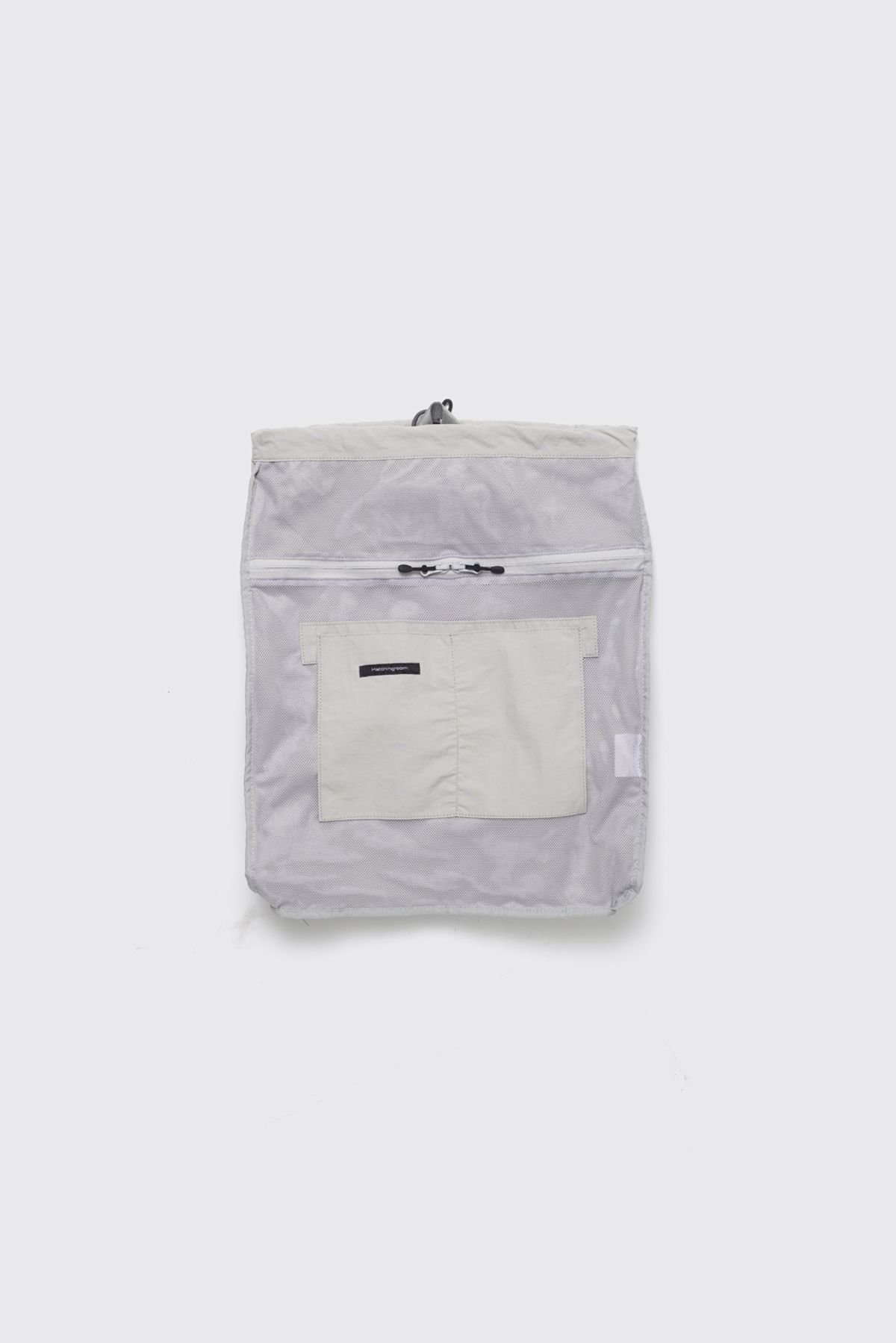 해칭룸(HATCHINGROOM) String Backpack Nylon Light Grey