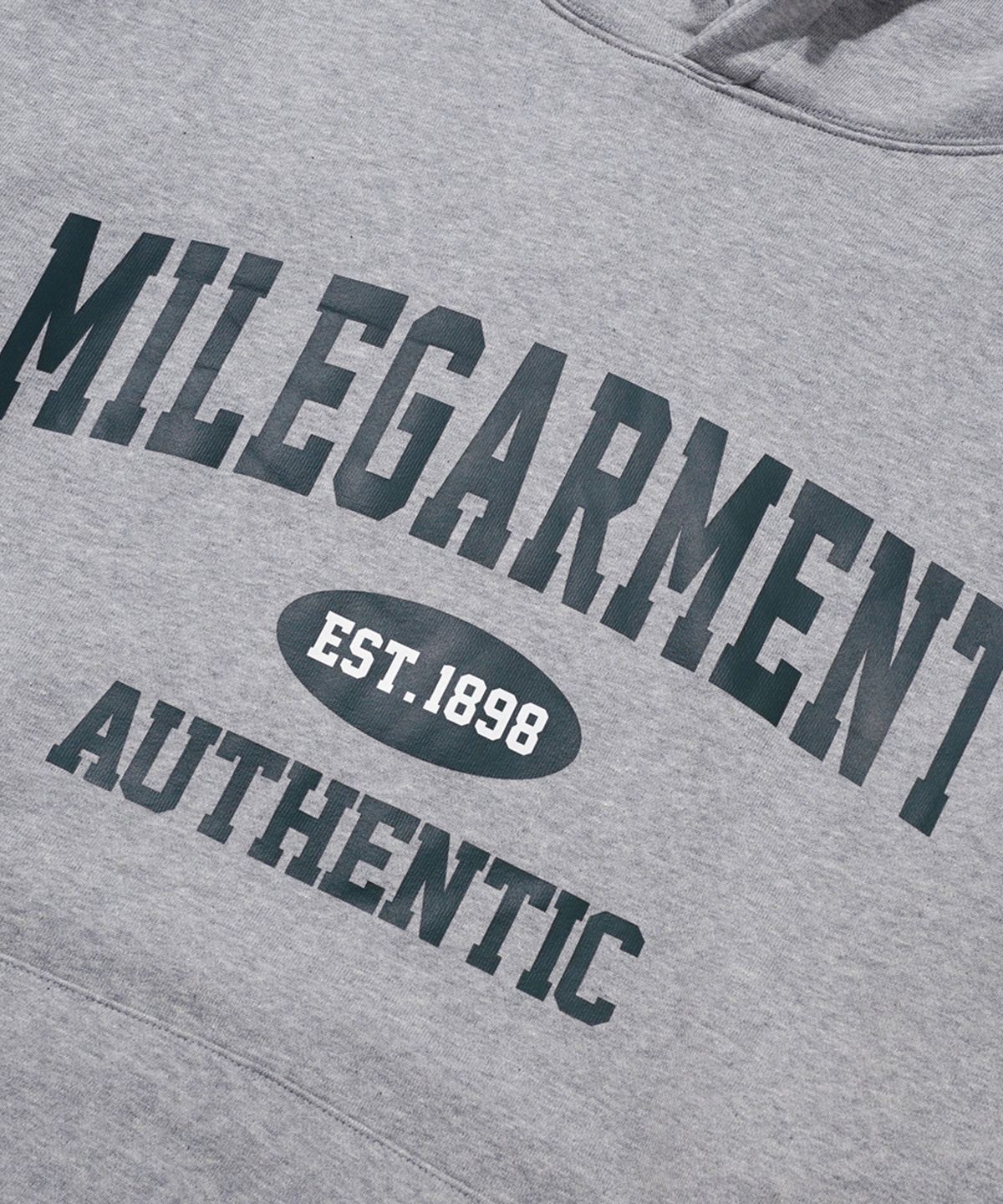 더마일(THEMILE) MILE GARMENTS SWEAT HOODIE [GREY]