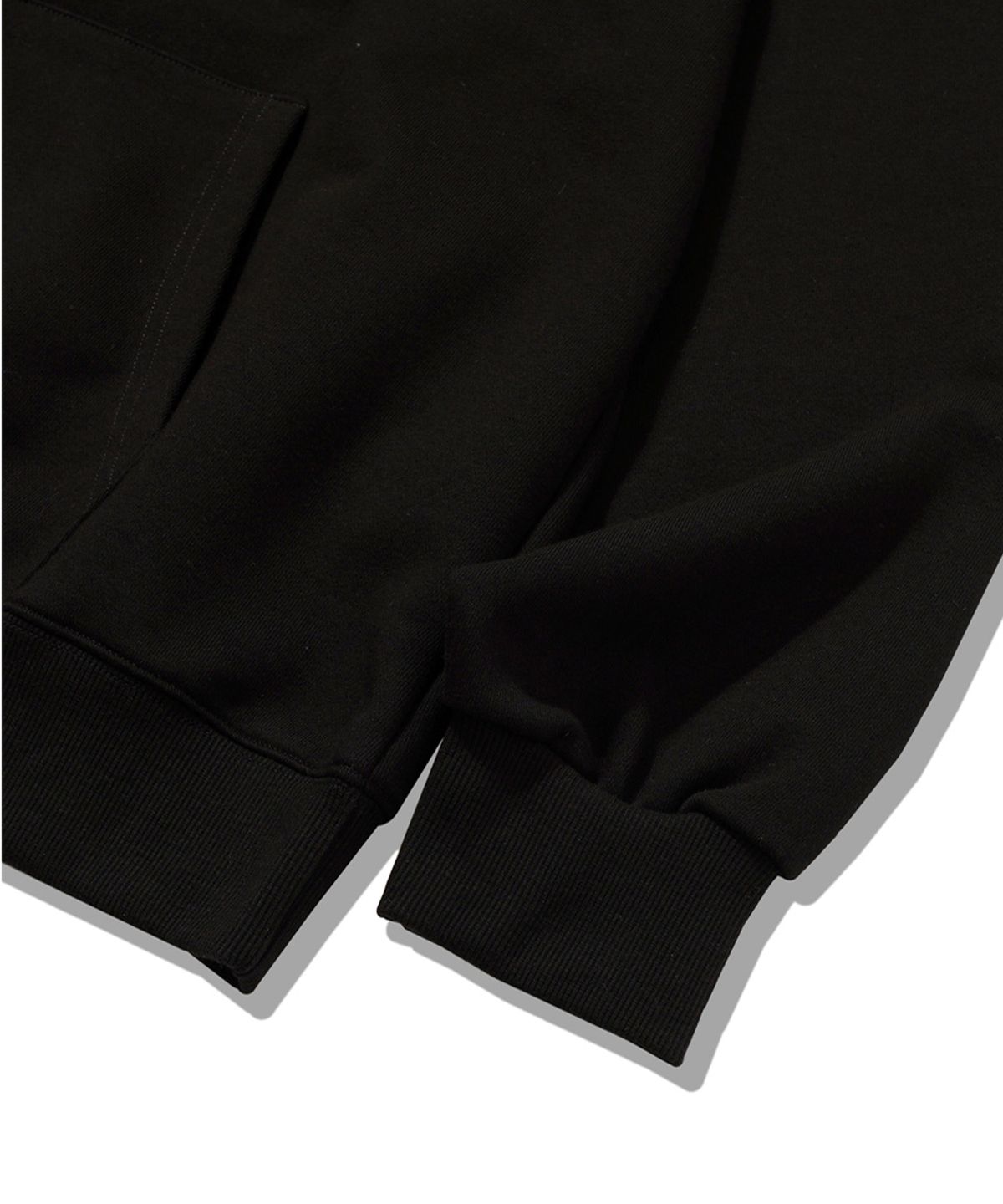 더마일(THEMILE) MILE GARMENTS SWEAT HOODIE [BLACK]