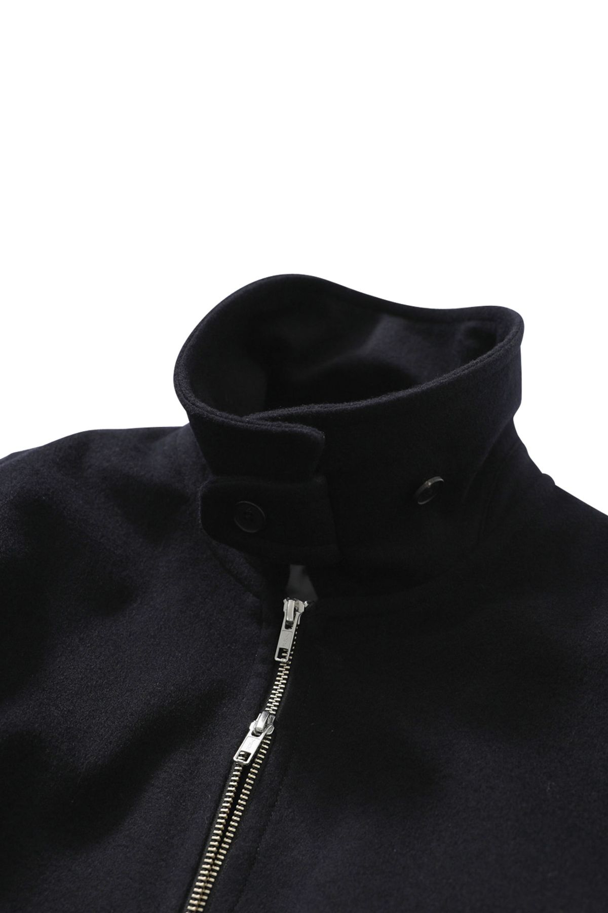 홀리선(HORLISUN) Mayor Wool Blouson Jacket Navy