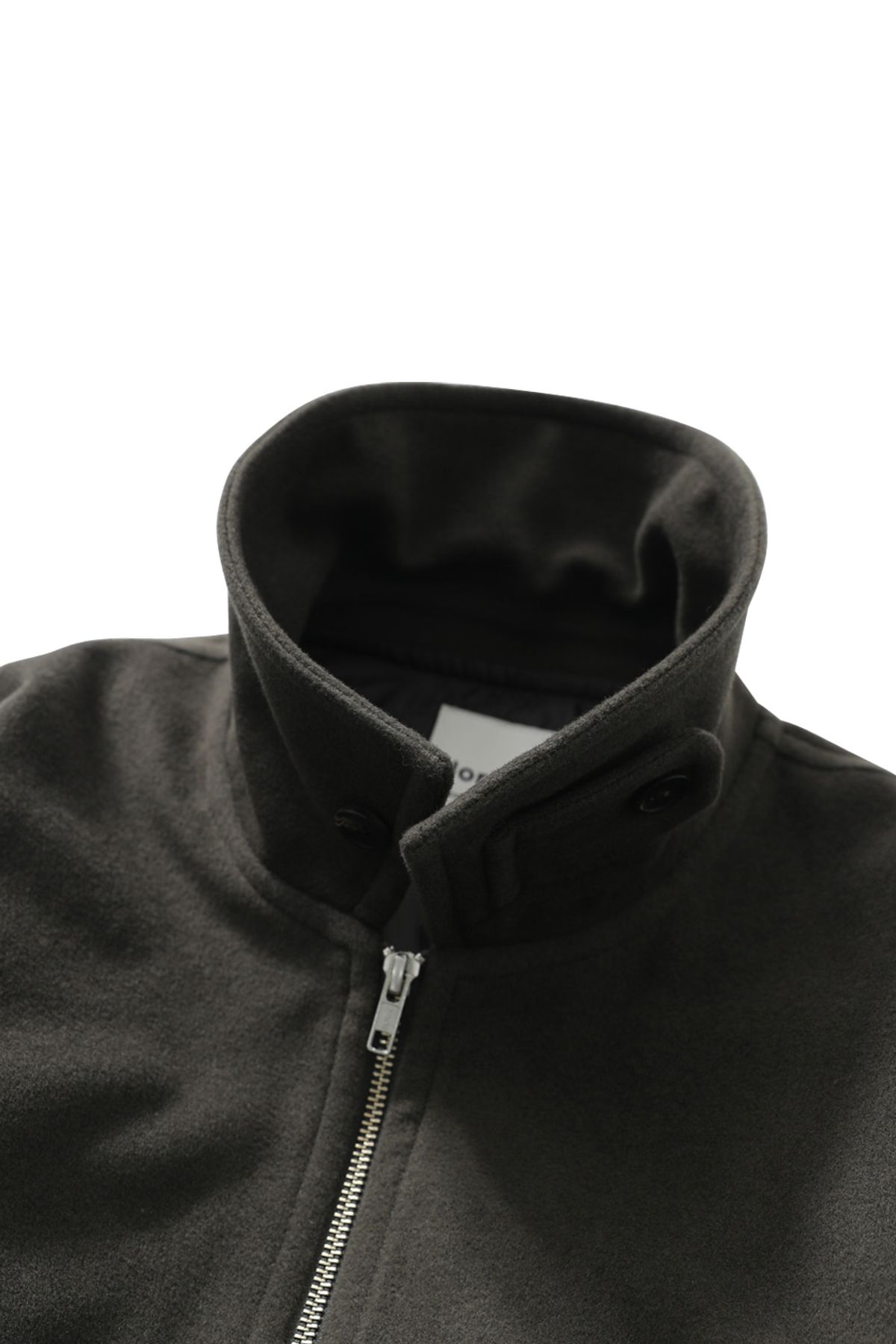 홀리선(HORLISUN) Mayor Wool Blouson Jacket Dark Gray