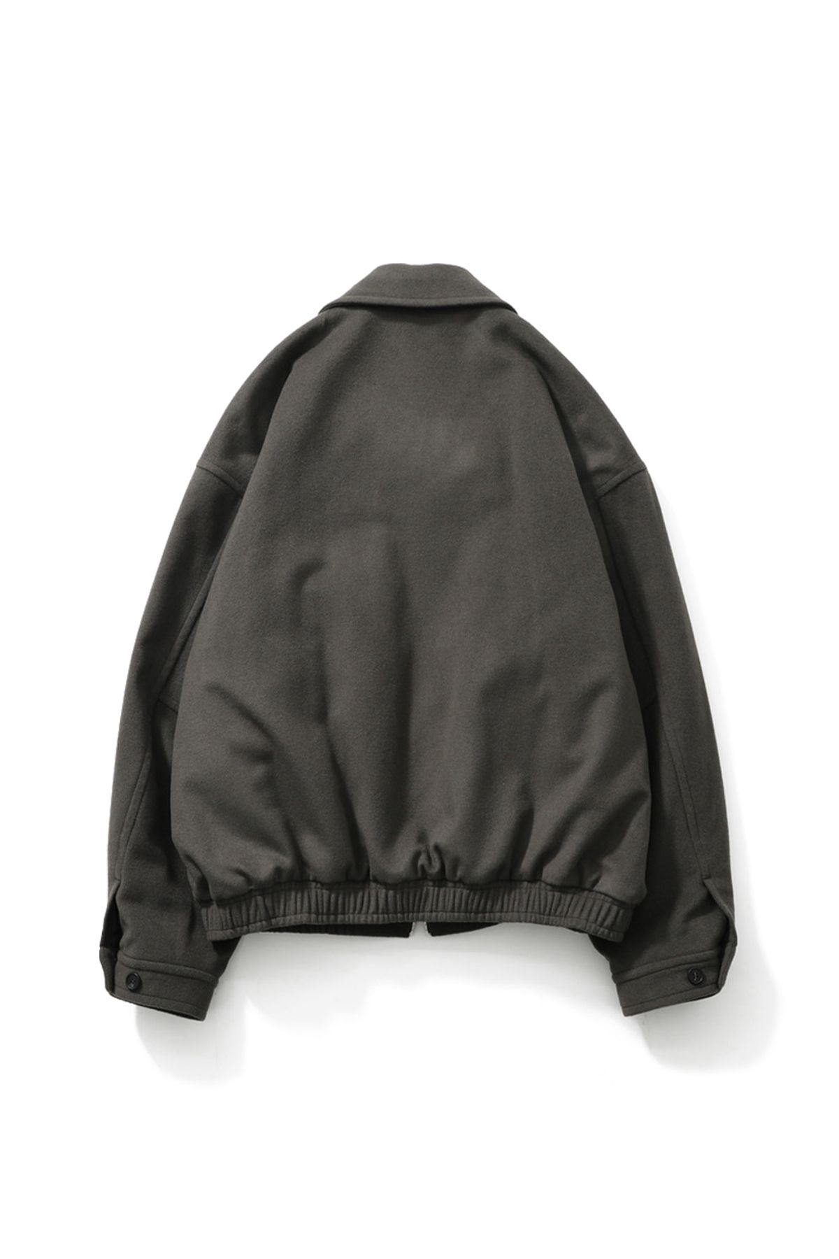 홀리선(HORLISUN) Mayor Wool Blouson Jacket Dark Gray