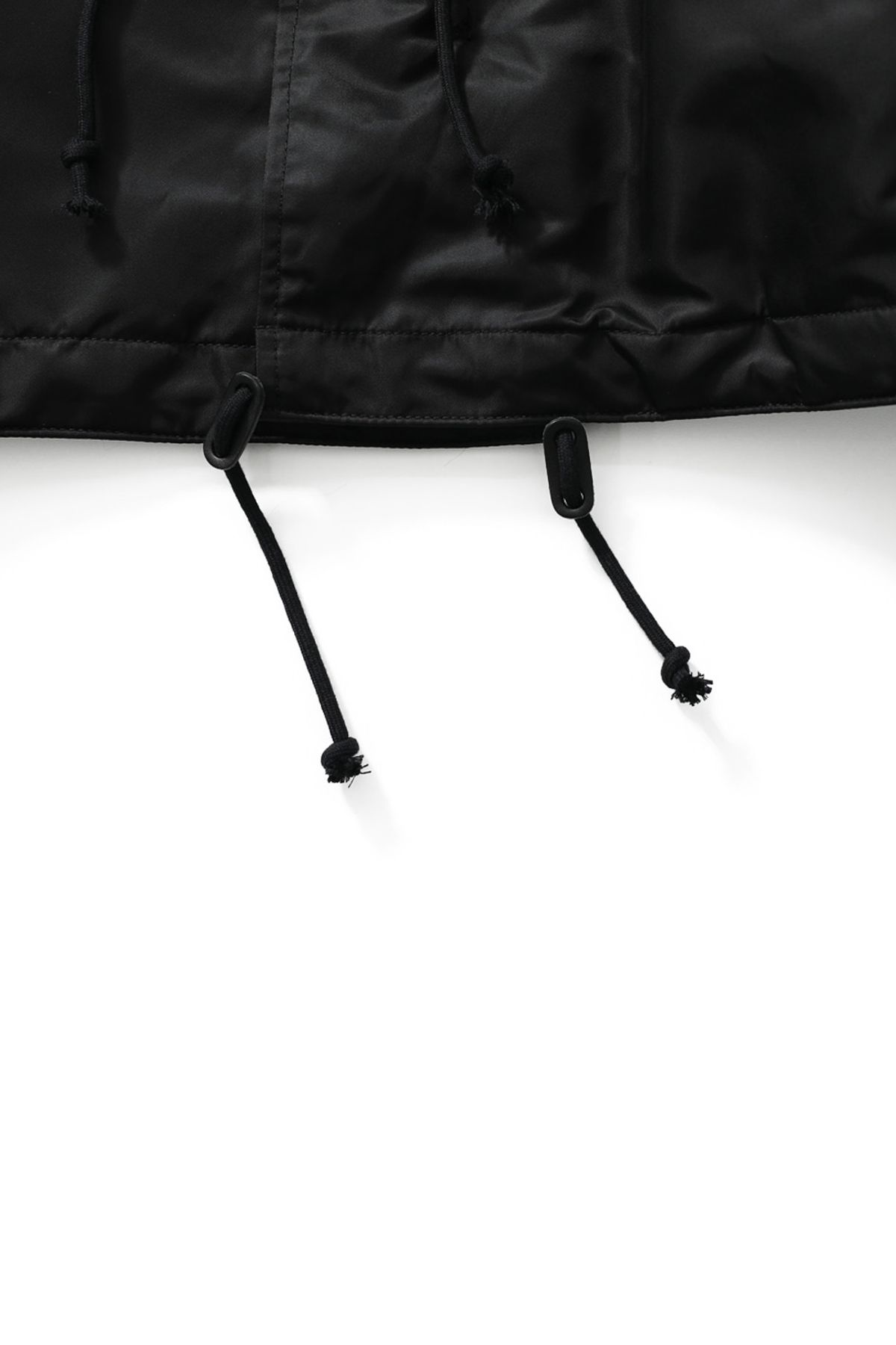 홀리선(HORLISUN) Atomic Nylon Hoodie Parka Black