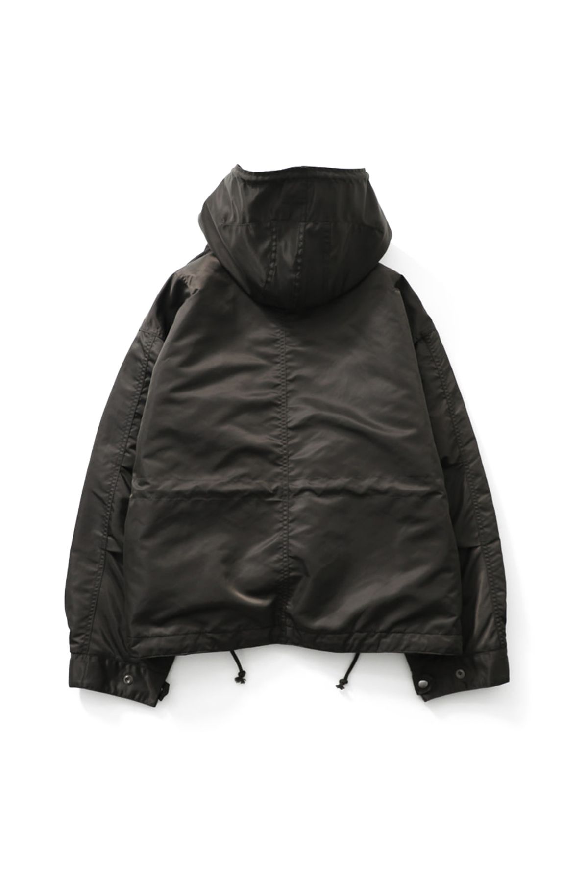 홀리선(HORLISUN) Atomic Nylon Hoodie Parka Khaki Brown