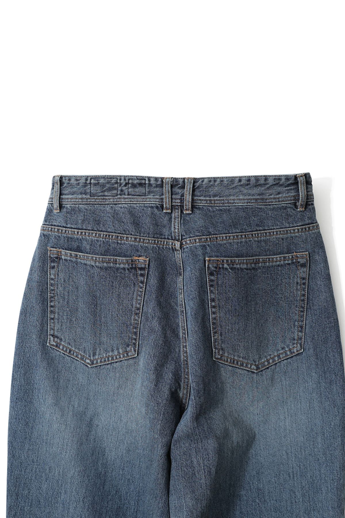 홀리선(HORLISUN) Blueborn Tapered 5 Pocket Denim Pants Normal Navy