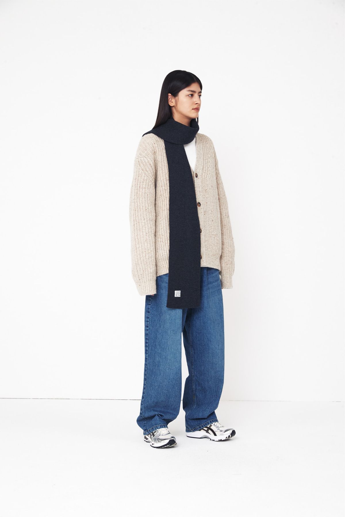 홀리선(HORLISUN) Blueborn Tapered 5 Pocket Denim Pants Normal Navy