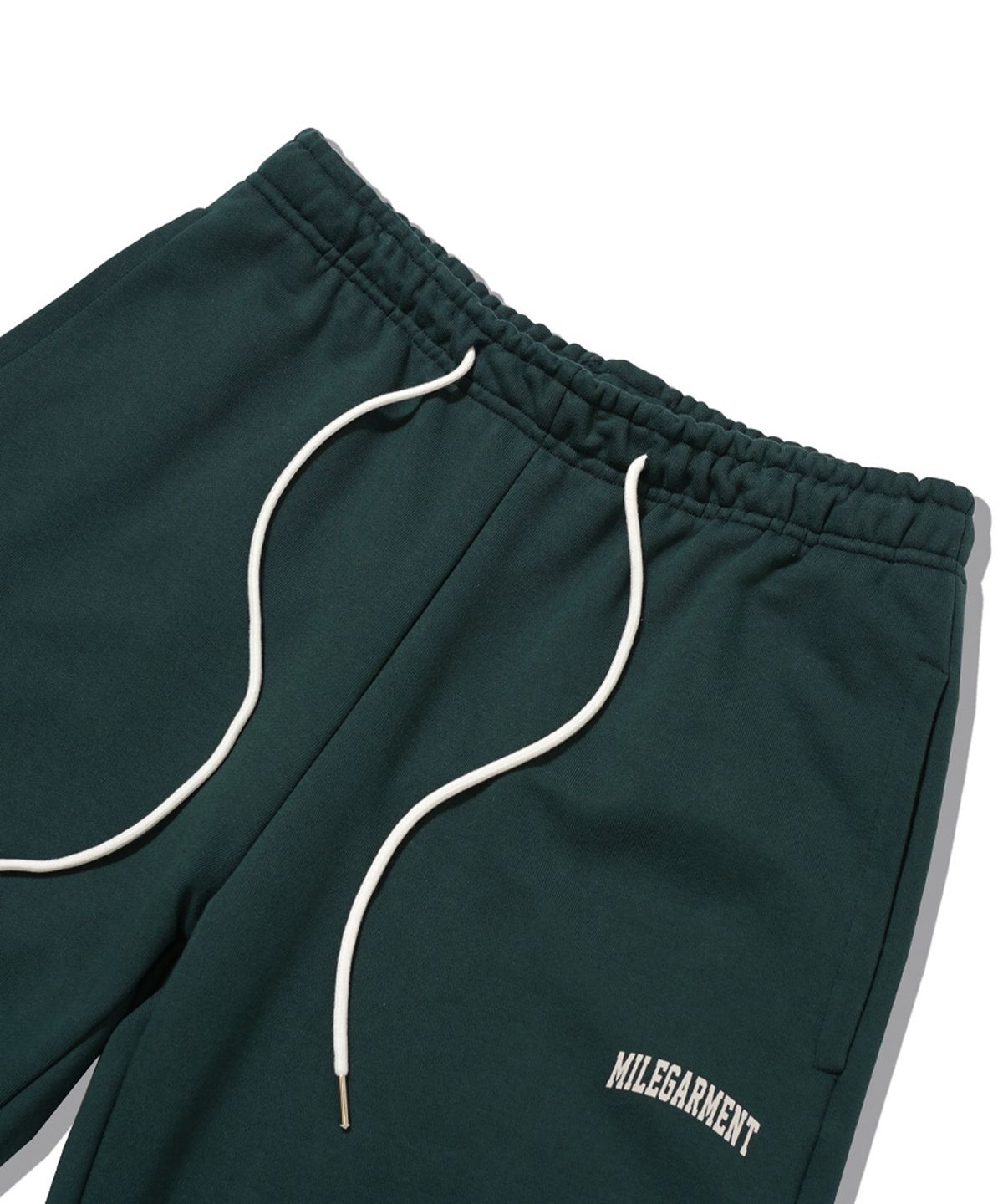 더마일(THEMILE) MILE GARMENTS SWEAT PANTS [GREEN]