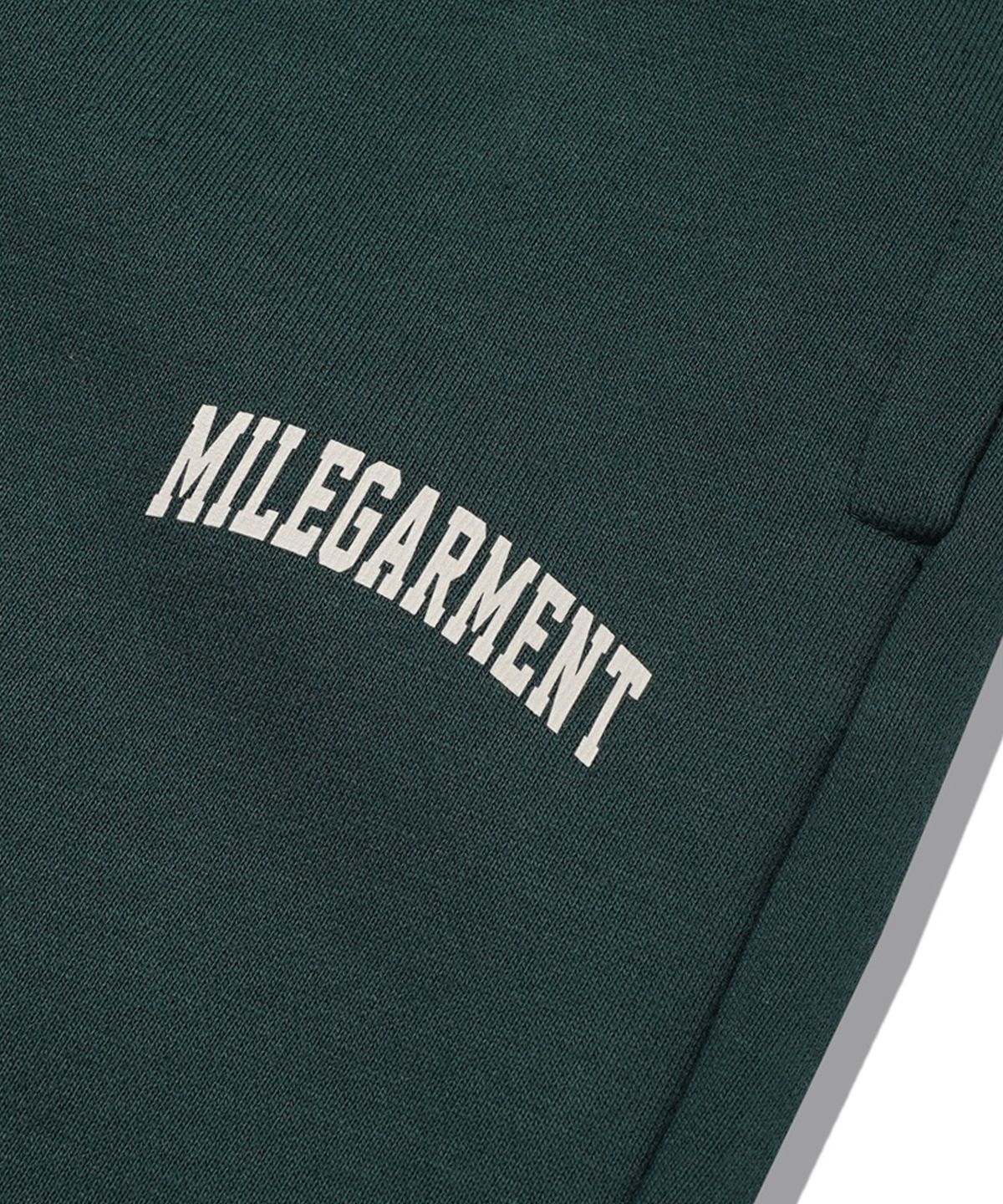 더마일(THEMILE) MILE GARMENTS SWEAT PANTS [GREEN]