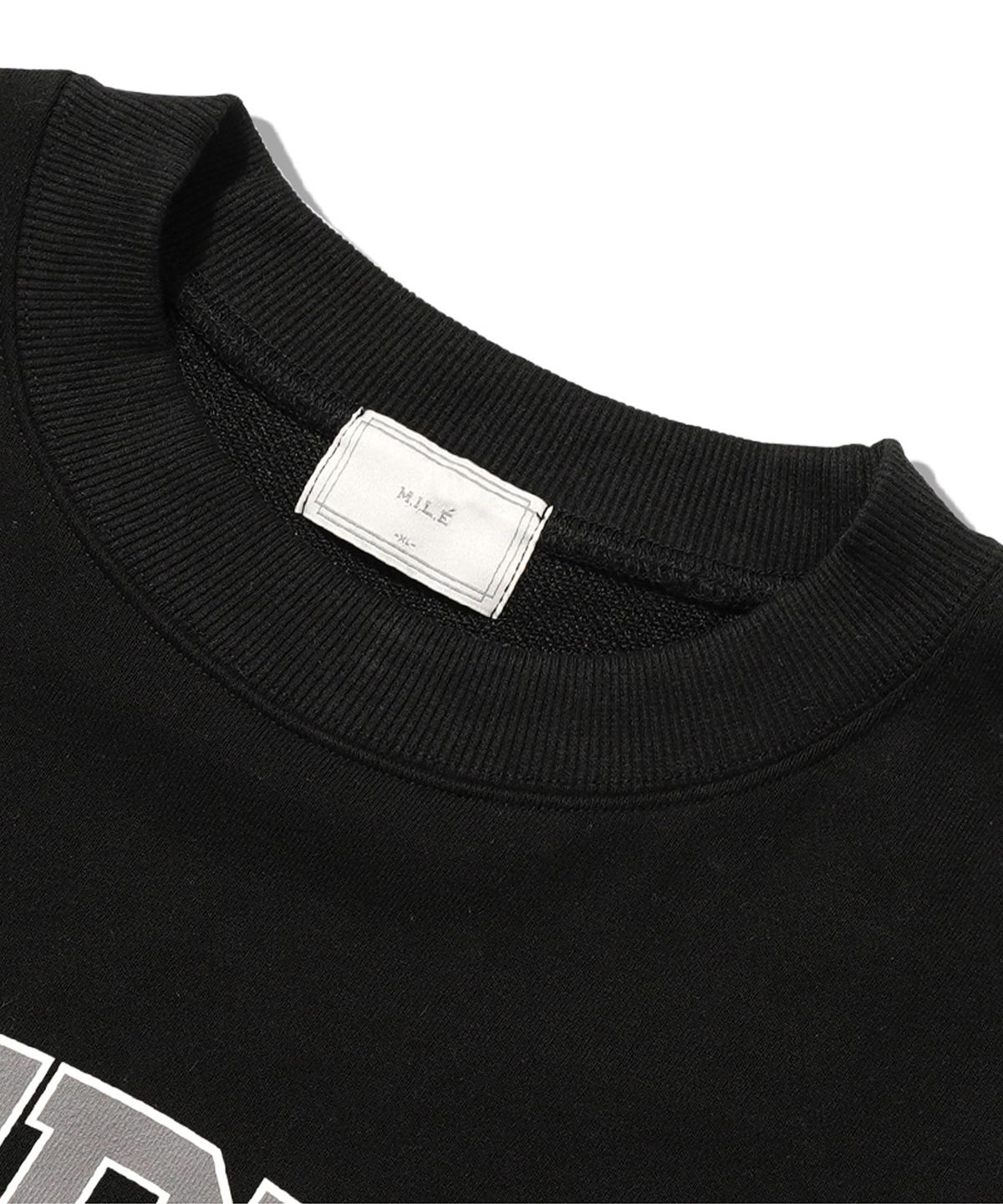 더마일(THEMILE) MILE DEPT  SWEAT MTM [BLACK]