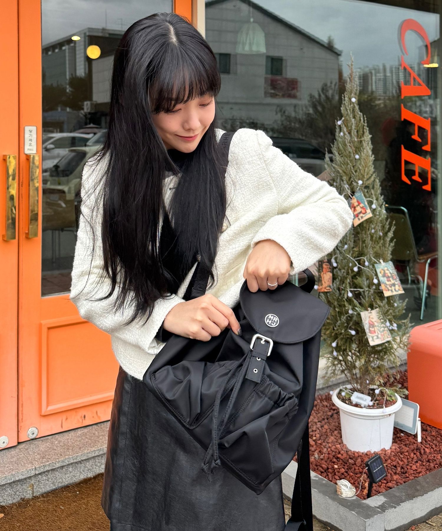 MUSINSA | MARHEN.J SCARLET BACKPACK