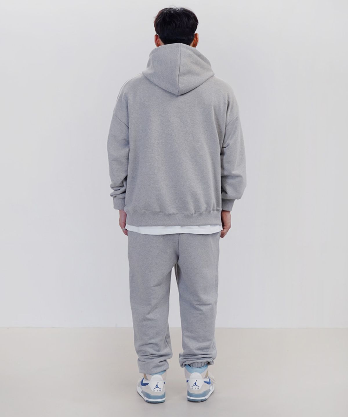 더마일(THEMILE) MILE DEPT SWEAT HOODIE [GREY]
