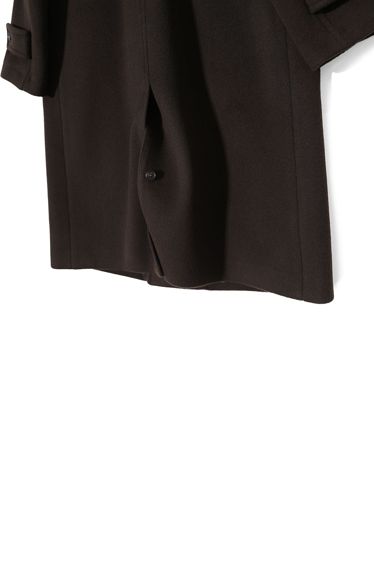 홀리선(HORLISUN) Winterport Wool Coat Dark Brown