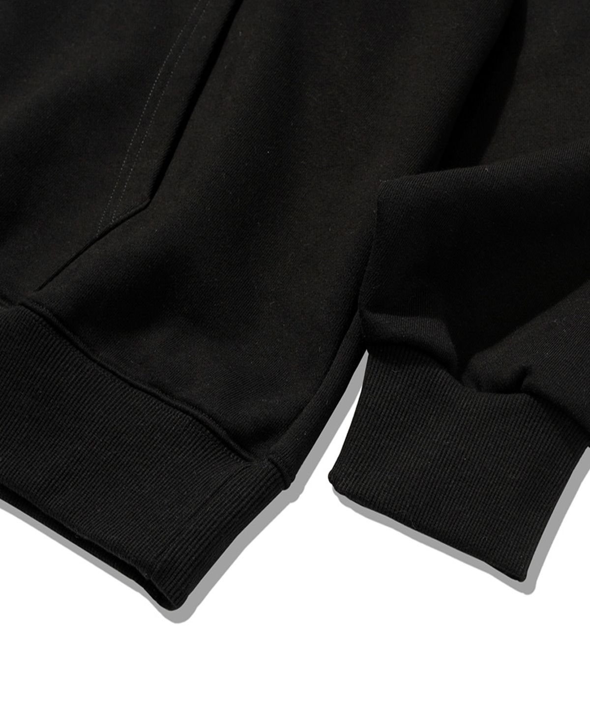 더마일(THEMILE) MILE DEPT SWEAT HOODIE [BLACK]