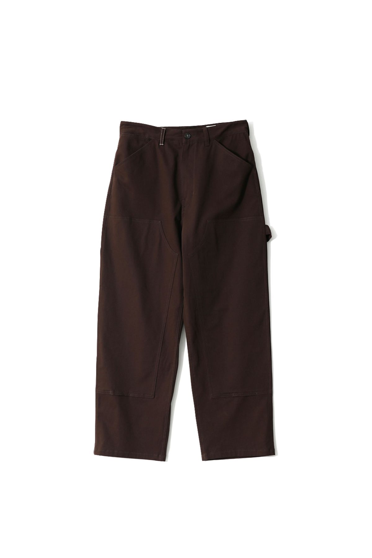 홀리선(HORLISUN) Veneer Carpenter moleskin Pants Brown