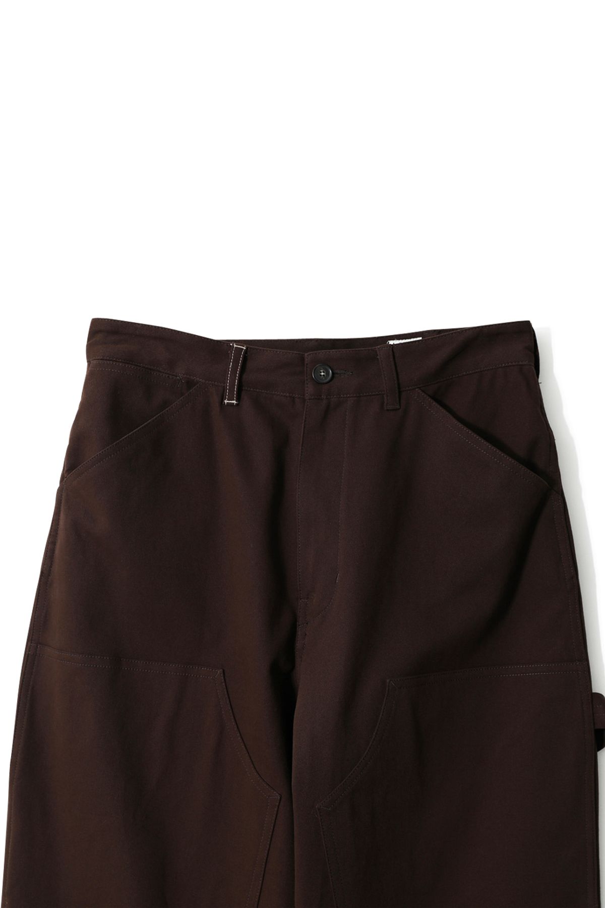 홀리선(HORLISUN) Veneer Carpenter moleskin Pants Brown