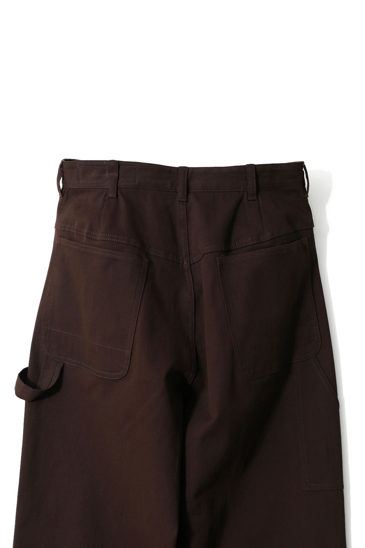 홀리선(HORLISUN) Veneer Carpenter moleskin Pants Brown