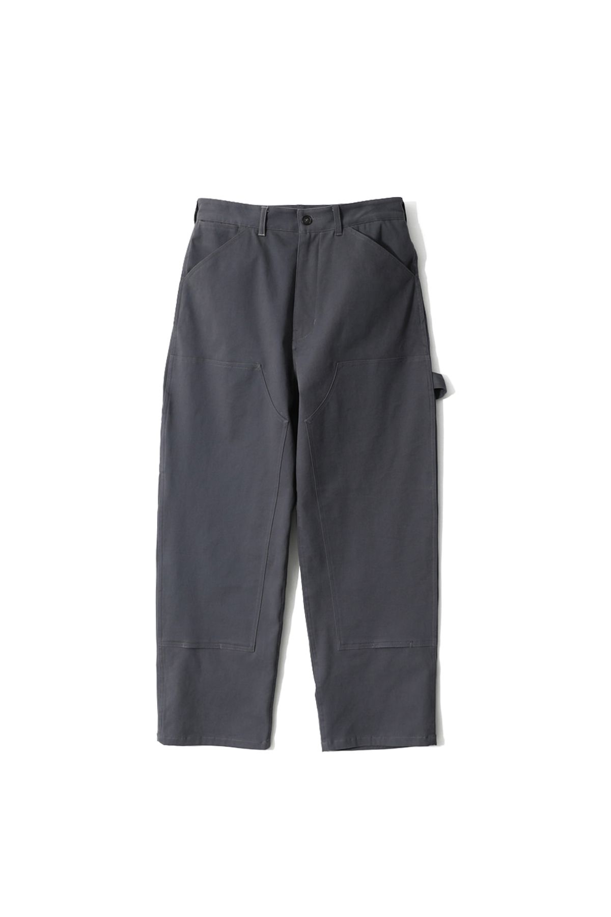 홀리선(HORLISUN) Veneer Carpenter moleskin Pants Charcoal Gray