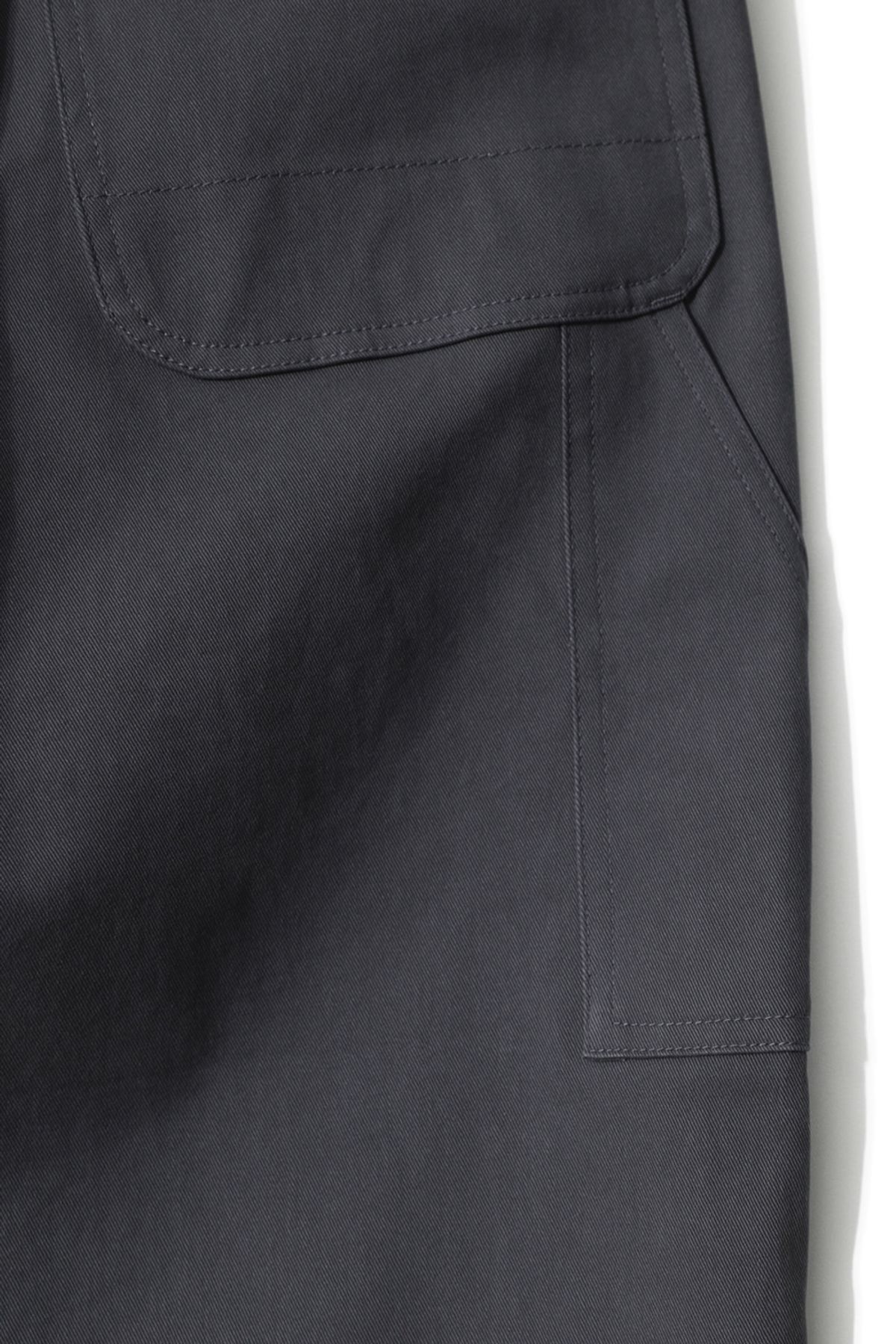 홀리선(HORLISUN) Veneer Carpenter moleskin Pants Charcoal Gray