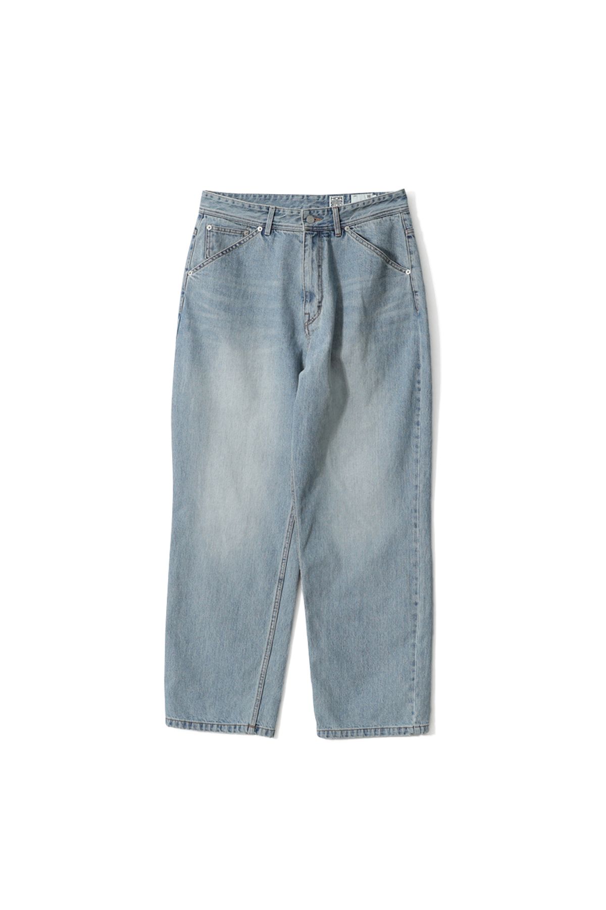 홀리선(HORLISUN) Blueborn Tapered 5 Pocket Denim Pants Light Blue