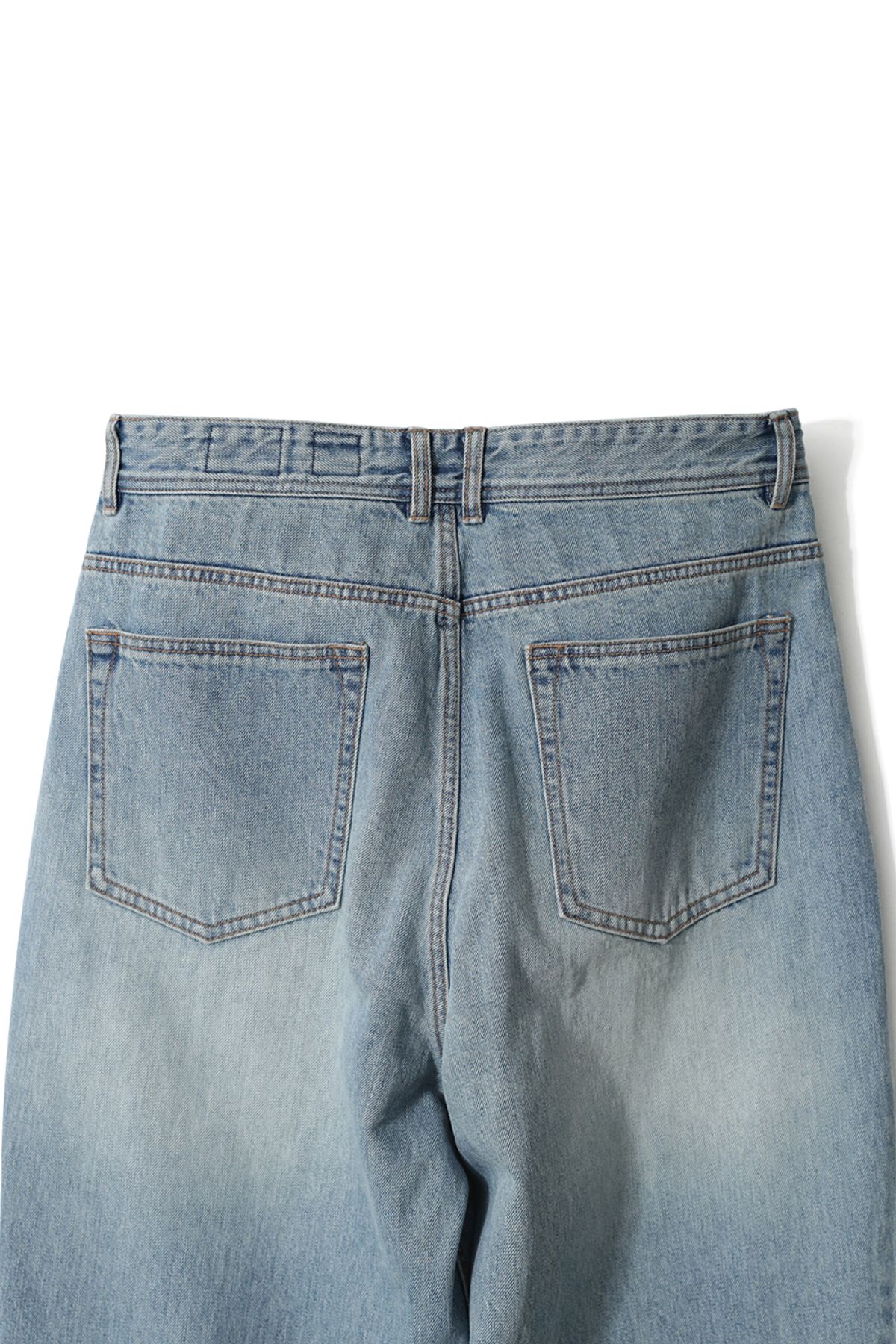 홀리선(HORLISUN) Blueborn Tapered 5 Pocket Denim Pants Light Blue