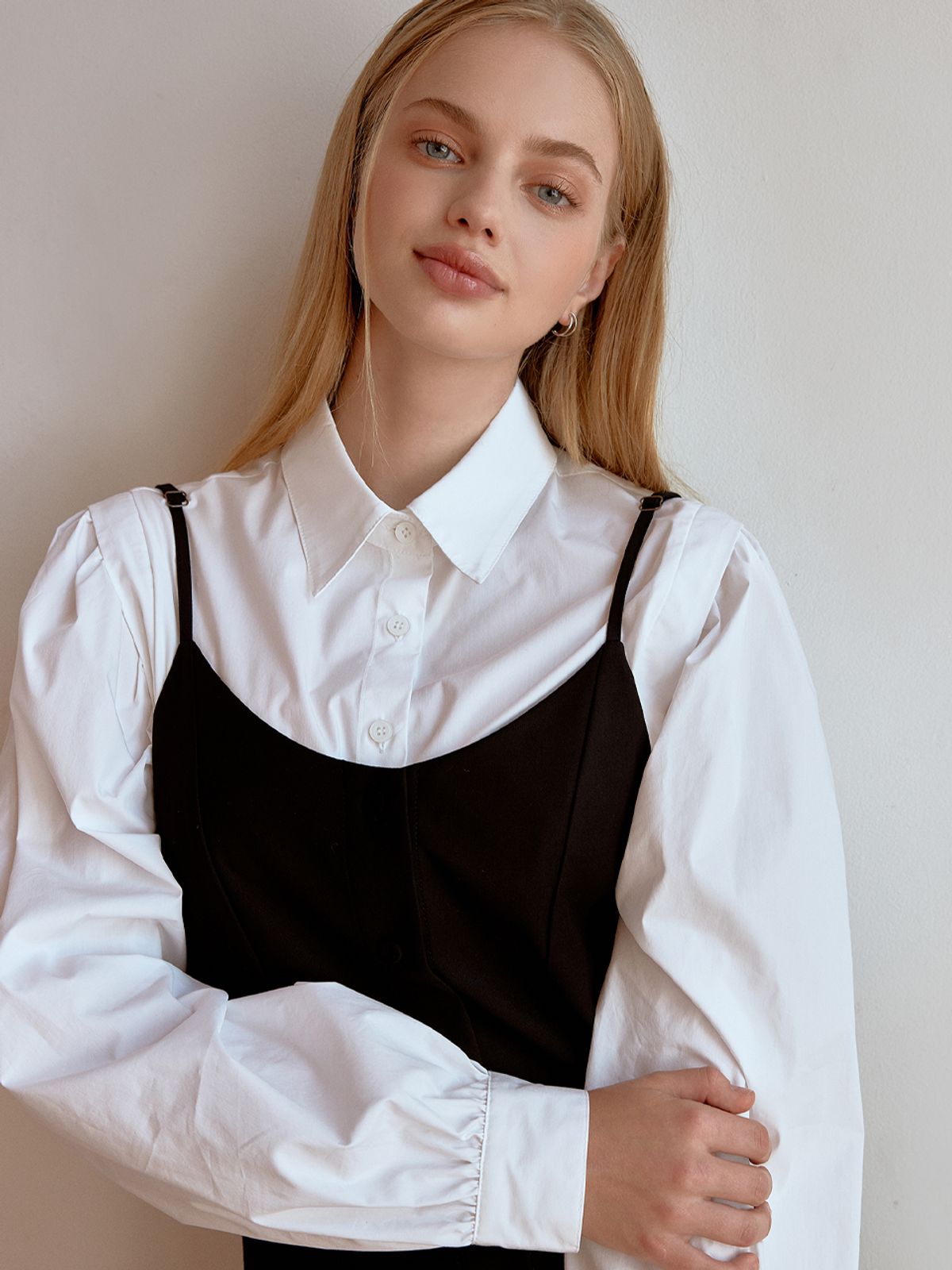 리엘(RE L) Scone mini dress (black)