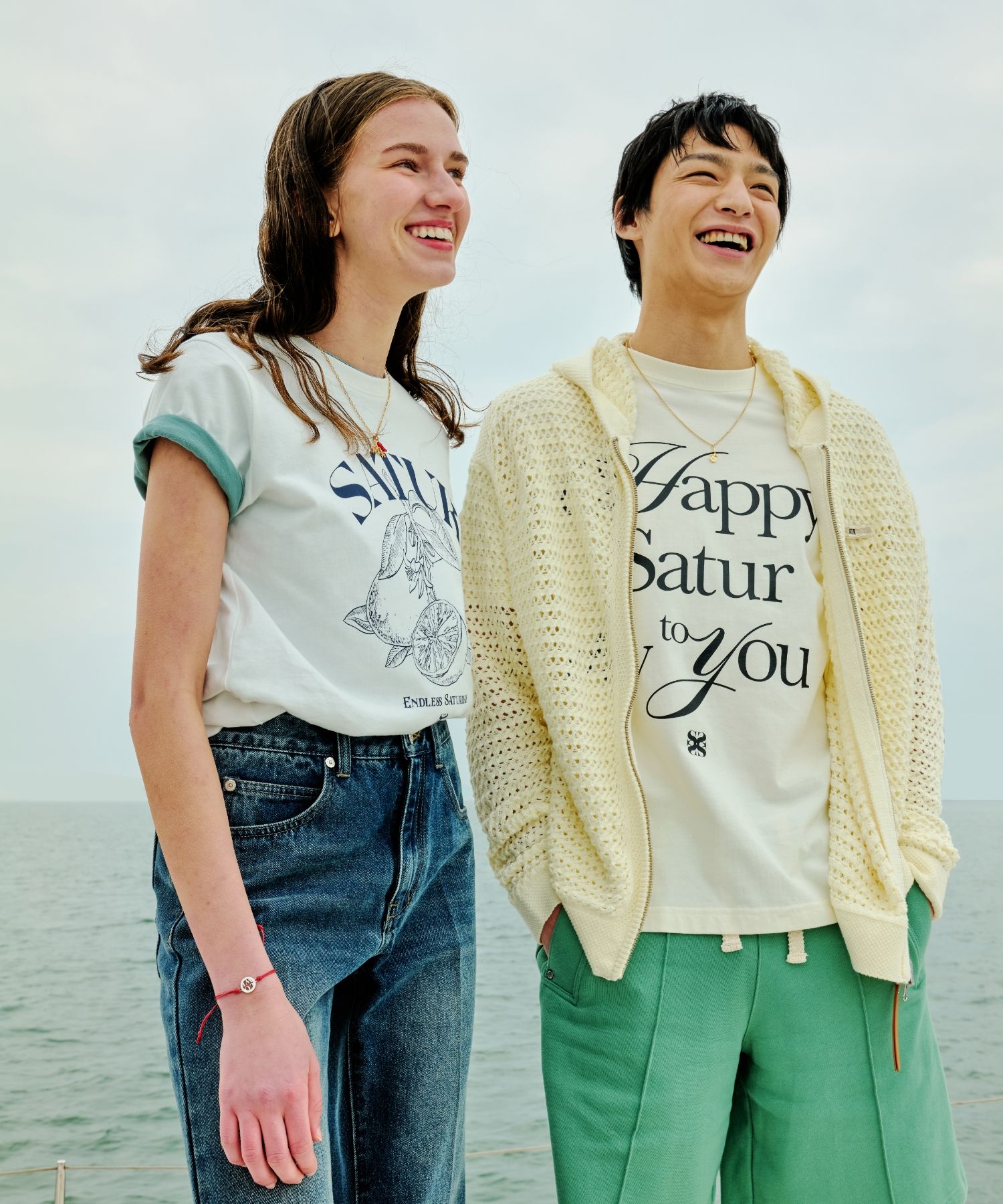 MUSINSA | SATUR (W) Capri Citron Drawing Summer Graphic