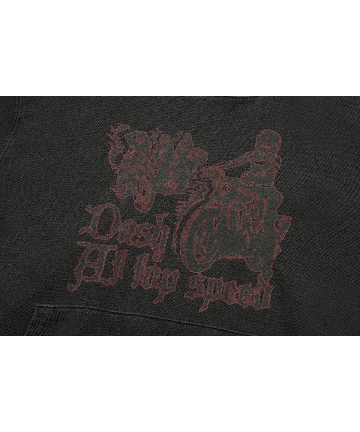 이퓨원트(IFYOUWANT) DASH pigment HOOD smoke black