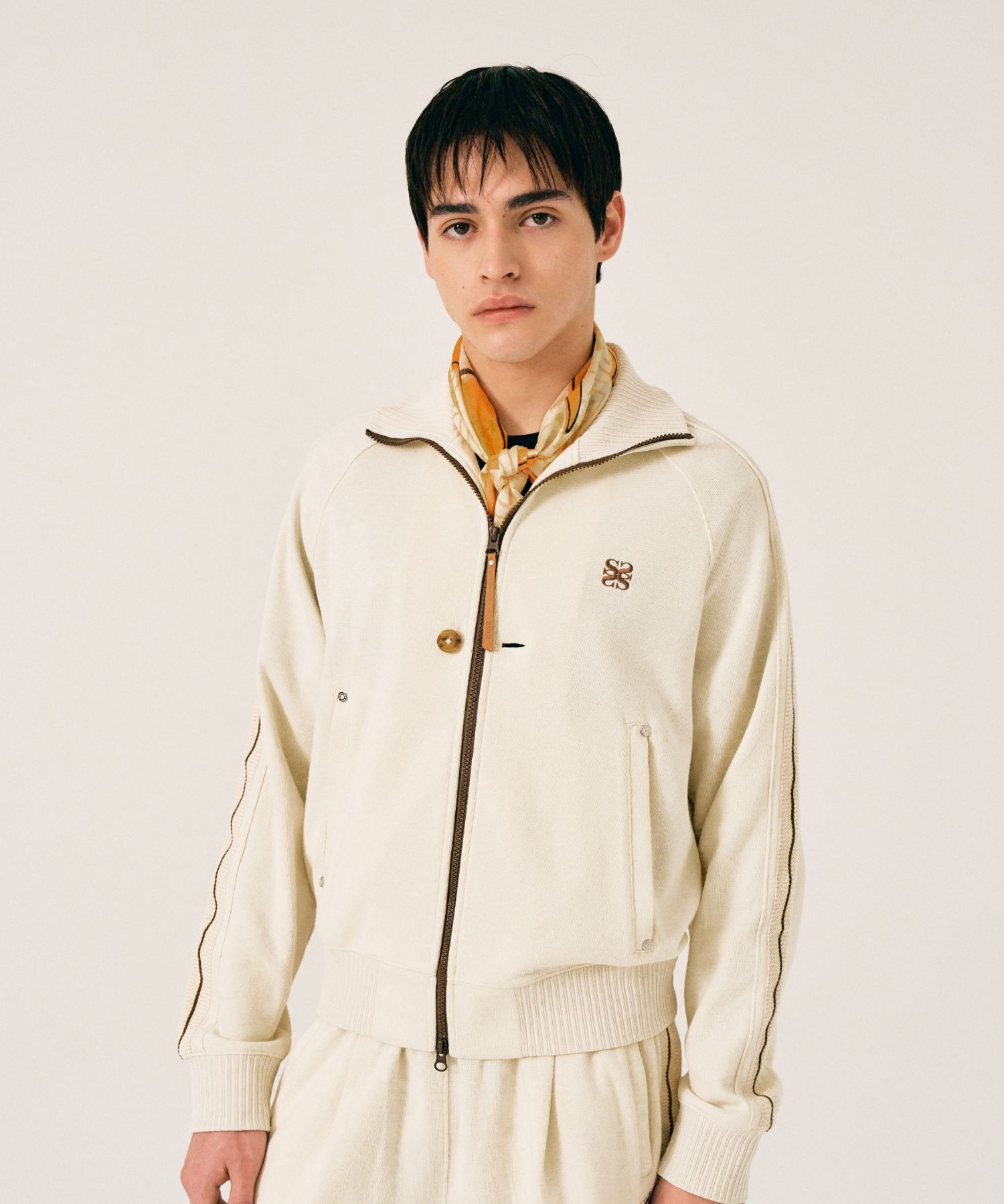 MUSINSA | SATUR Lawton All Day Track Zip Up Jacket Caviar Black