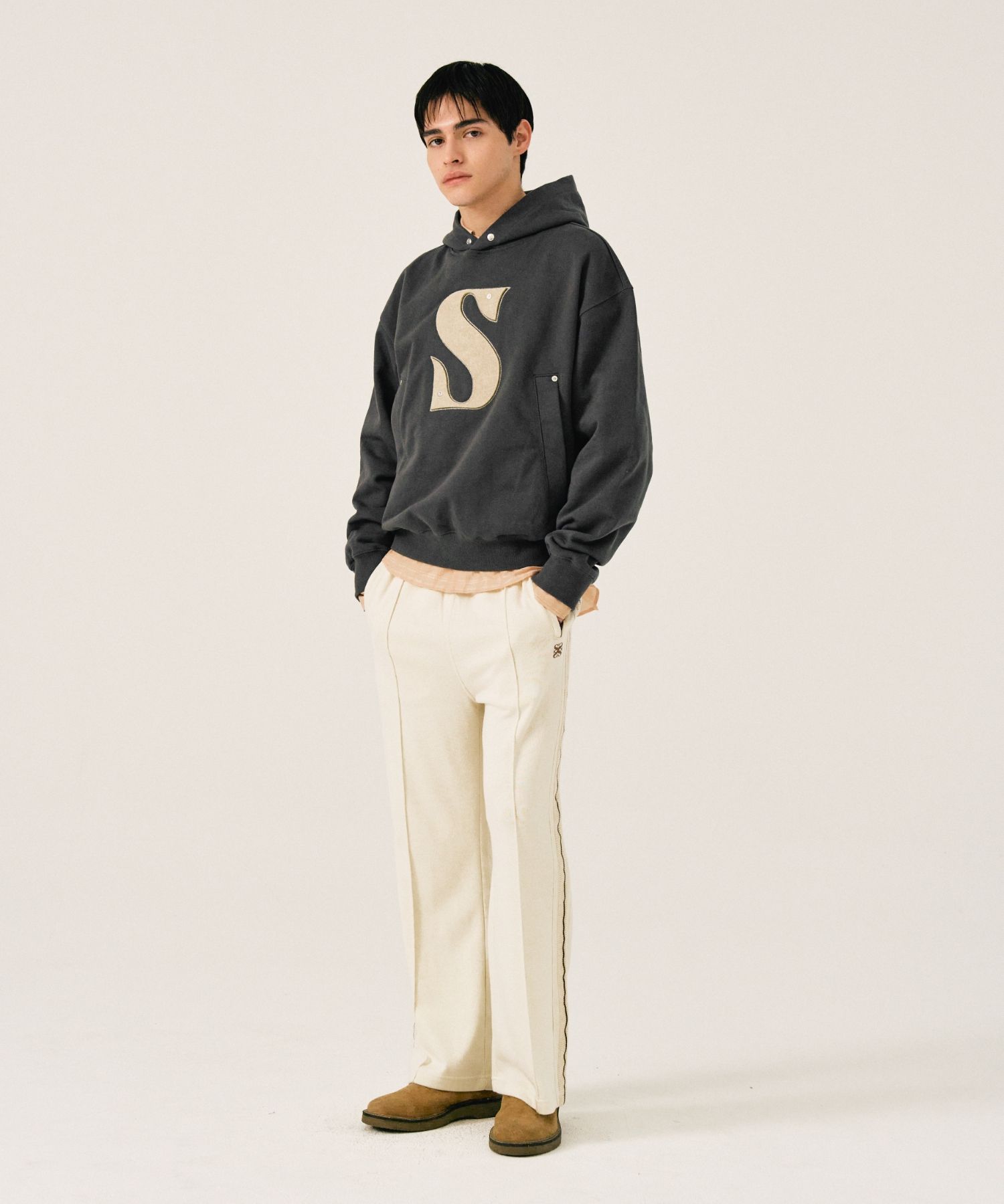 MUSINSA | SATUR Lawton All Day Track Pants Resort Cream