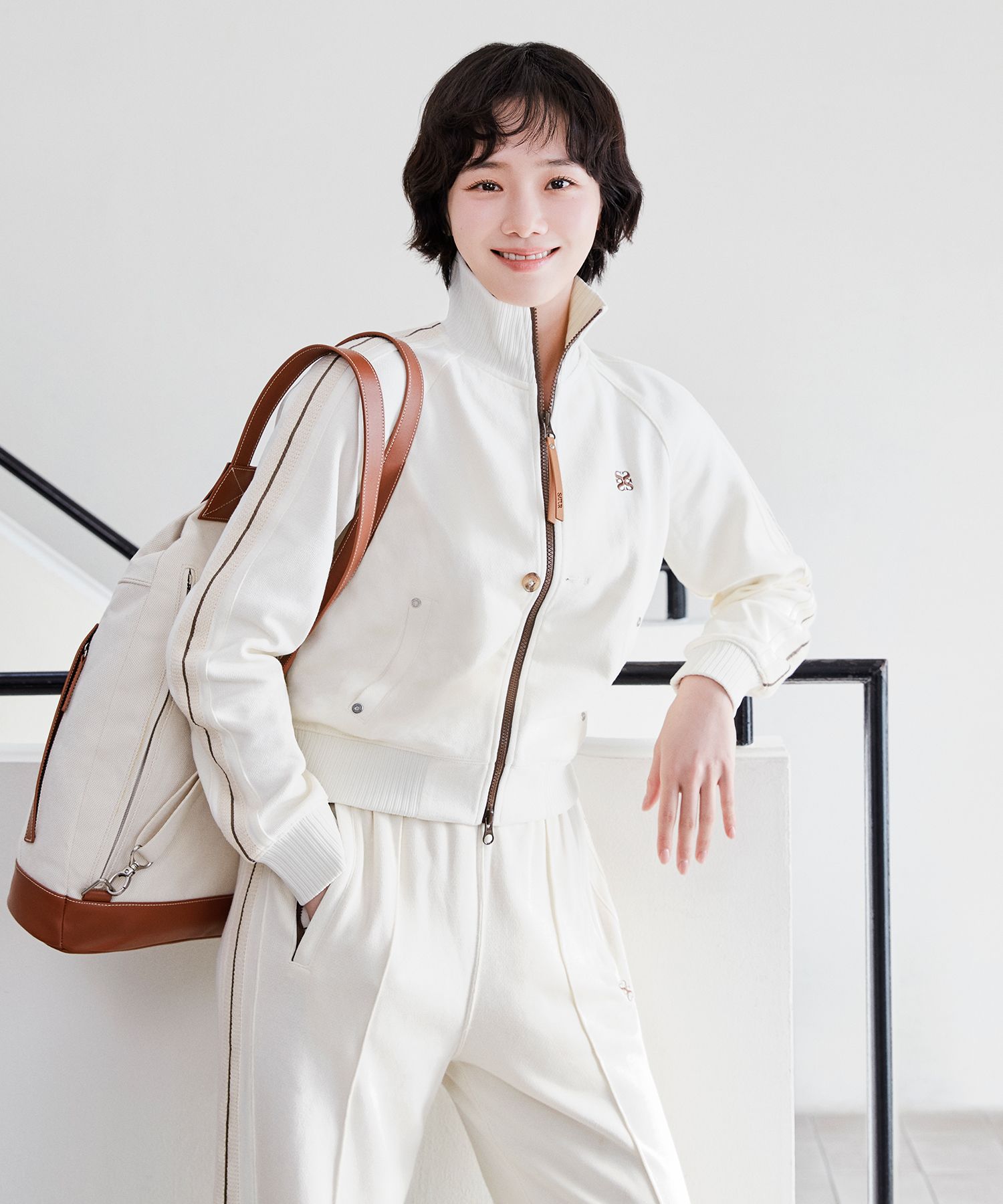 ★SATUR★ Lawton All Day Track Pants Resort Cream MUSINSA公式 | SATUR Lawton All Day Track Pants Resort Cream