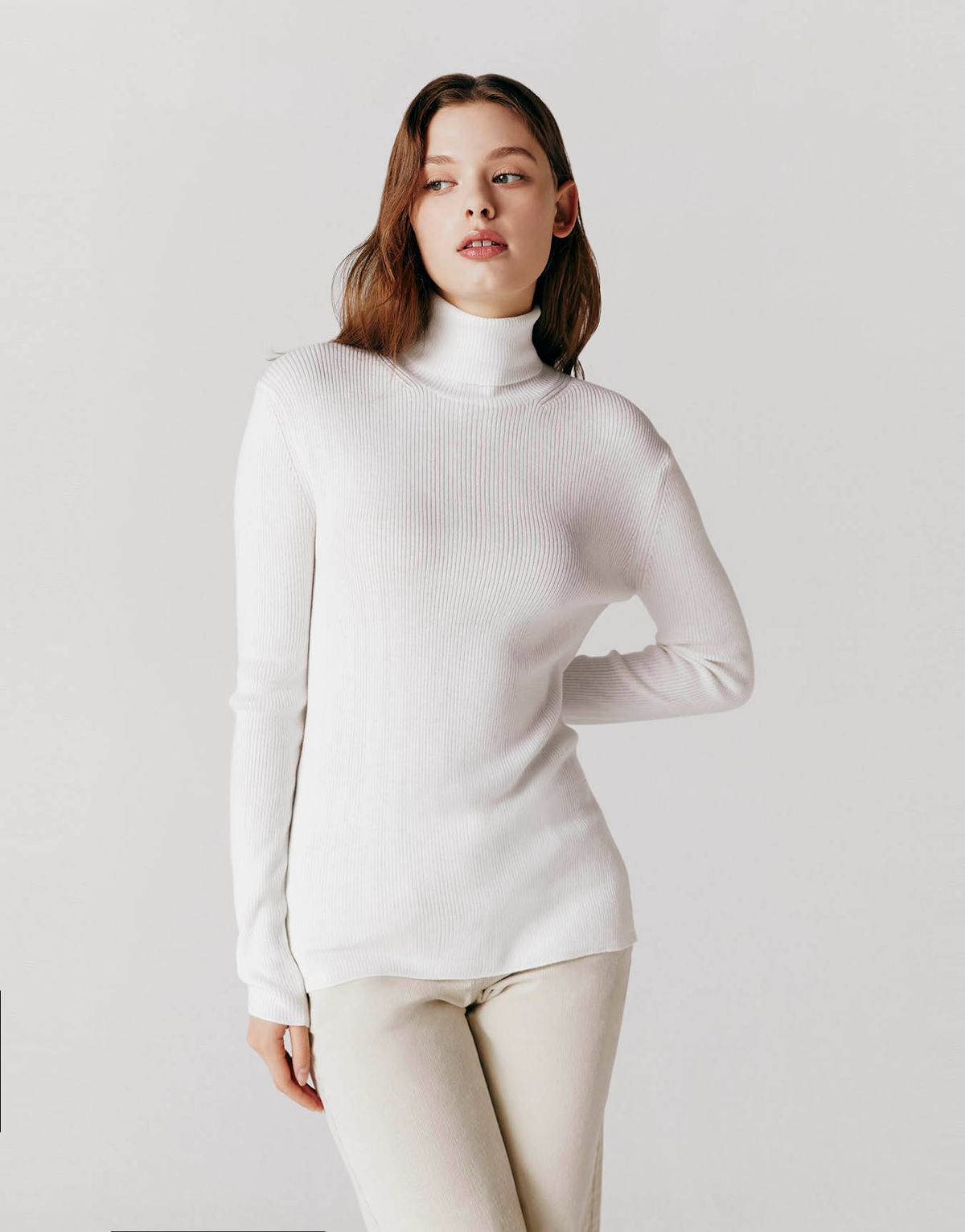 지오다노(GIORDANO) 골지 터틀넥 니트(14GG0 353915 [5color]