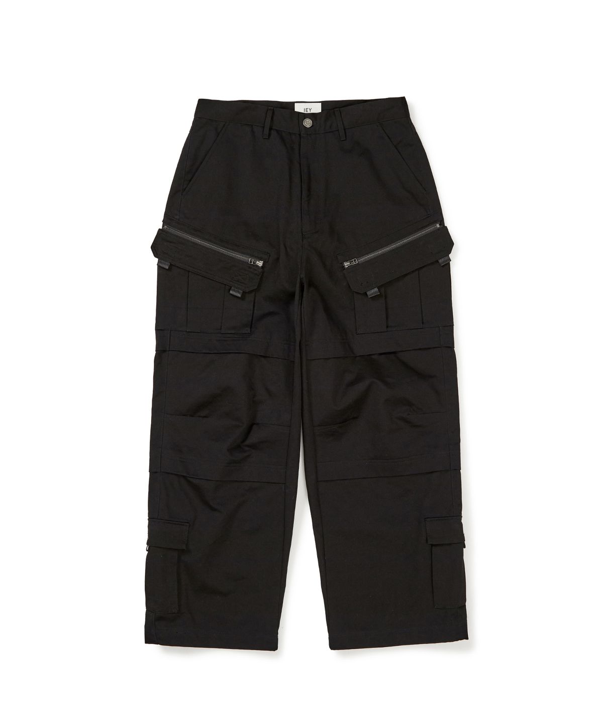 이에이(IEY) TOOL OVER CARGO PANTS Black