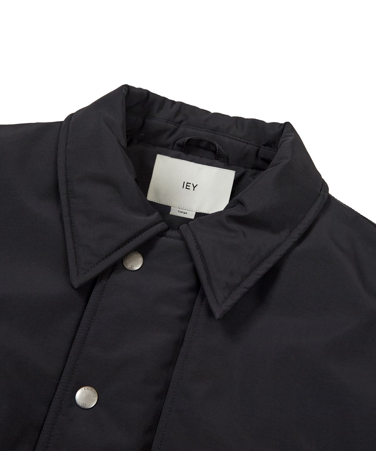 이에이(IEY) RUS COLLAR JUMPER Black