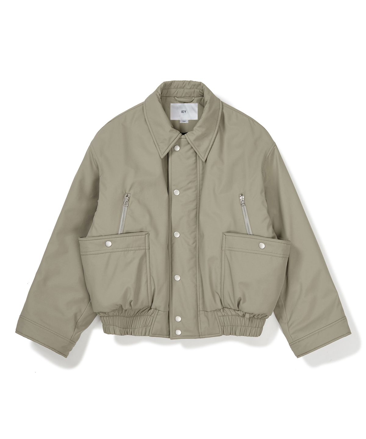 이에이(IEY) RUS COLLAR JUMPER Beige