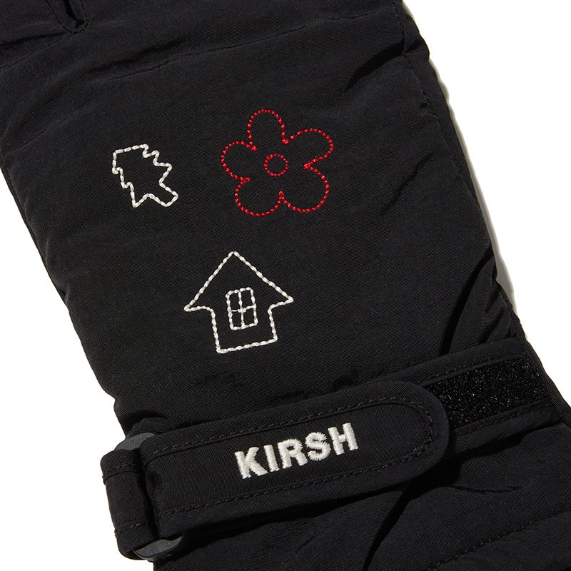 ★2023FW新作★KIRSH★QUILTING PADDING STITCH GLOVES MUSINSA | KIRSH Quilted padded stitch gloves [black]