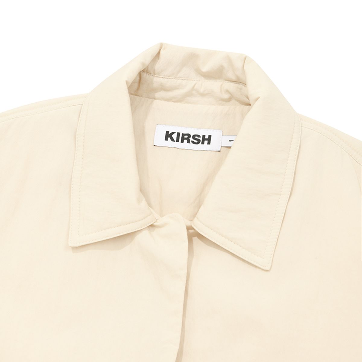 키르시(KIRSH) 모노 체리 패딩 셔츠 [샌드]
