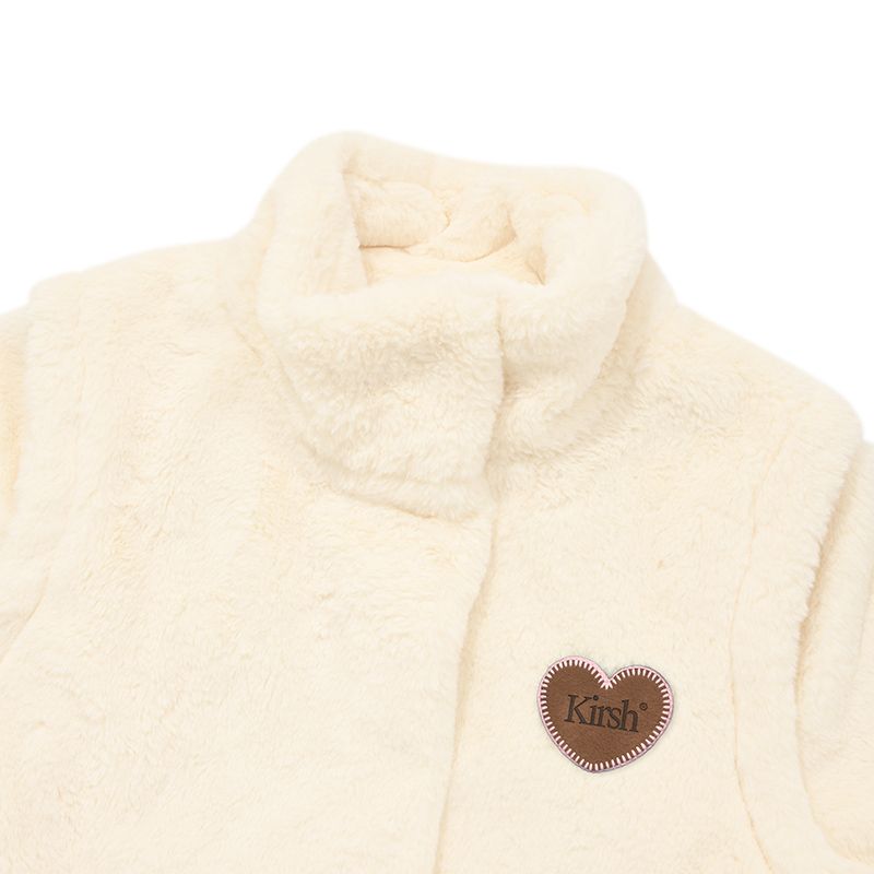 ☆人気☆【KIRSH】☆POCKET POINT 2 WAY CROP FUR JACKE.T☆ ポケット2ウェイクロップファージャケット【ブルー】