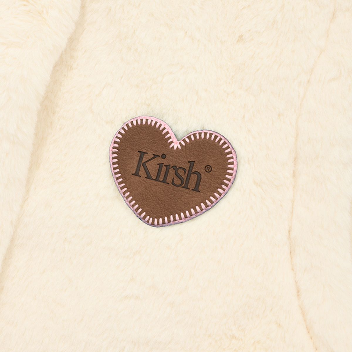 키르시(KIRSH) 포켓 포인트 투웨이 크롭 퍼 자켓 [아이보리]