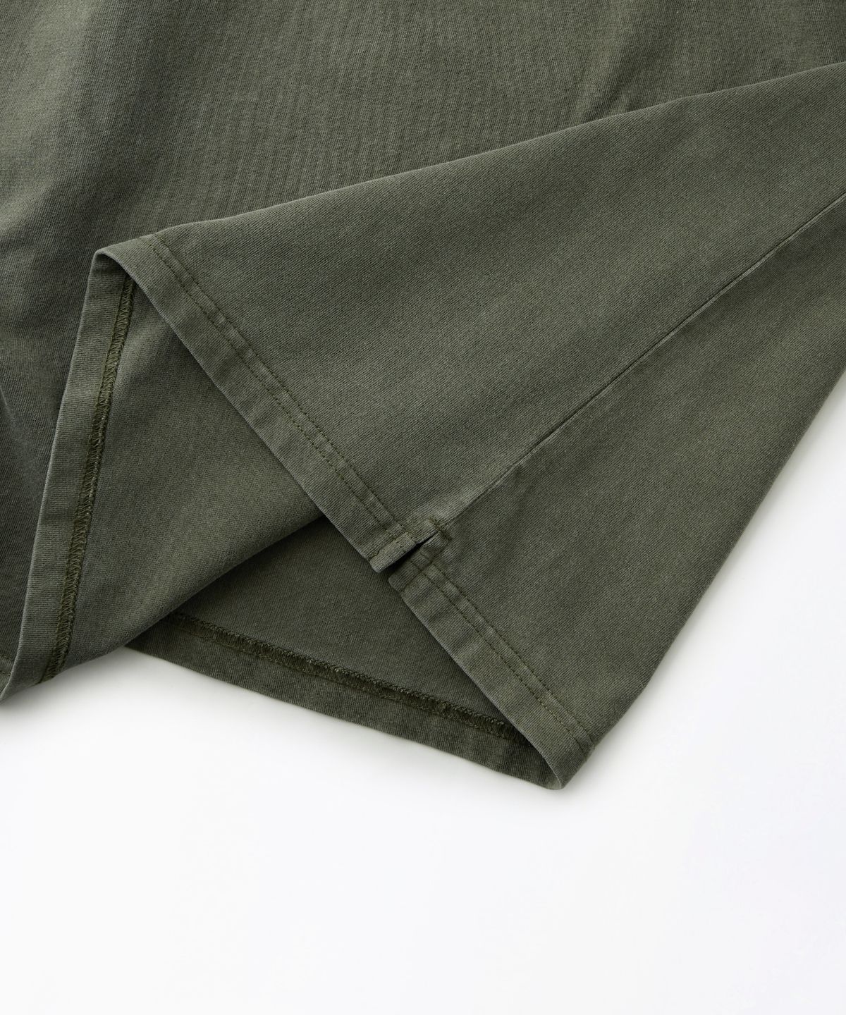 아웃스탠딩(OUTSTANDING) [2PACK] VINTAGE WASHING LONG SLEEVE TEE_VINTAGE OLIVE/VINTAGE CHARCOAL